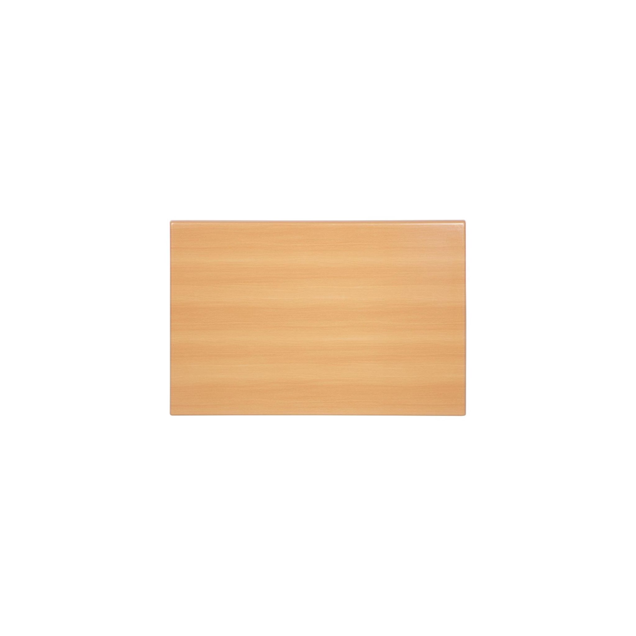 Bolero CW130 Pre-drilled Rectangular Table Top Beech Effect 1200 x 800mm