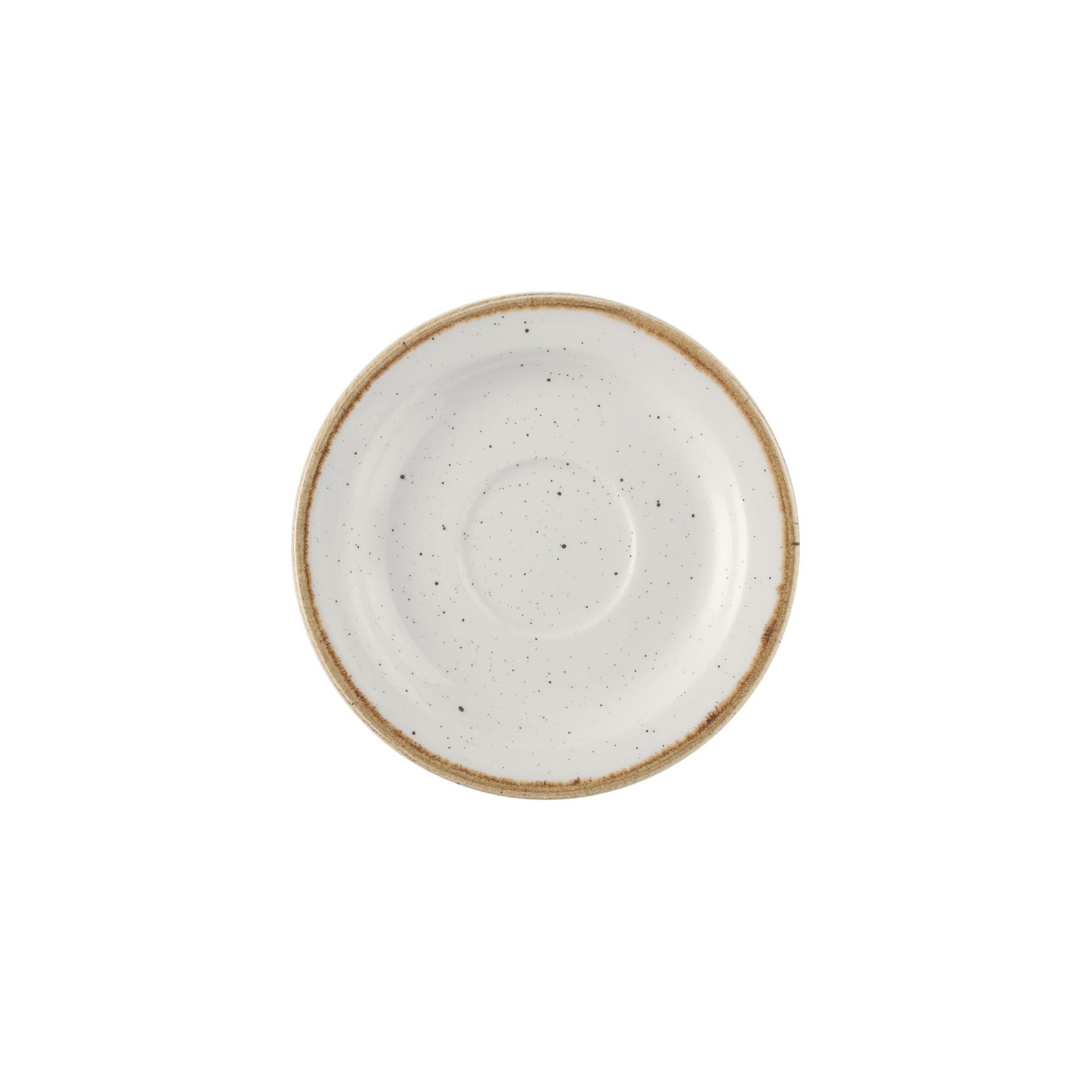 Churchill Stonecast Profile FS905 Saucers Barley White 150mm (Pack of 12)