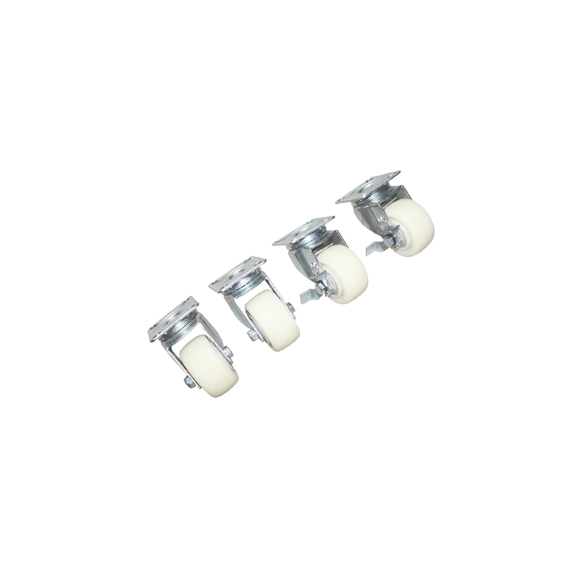 Polar AK068 Standard and Braked Castors (Pack of 4)