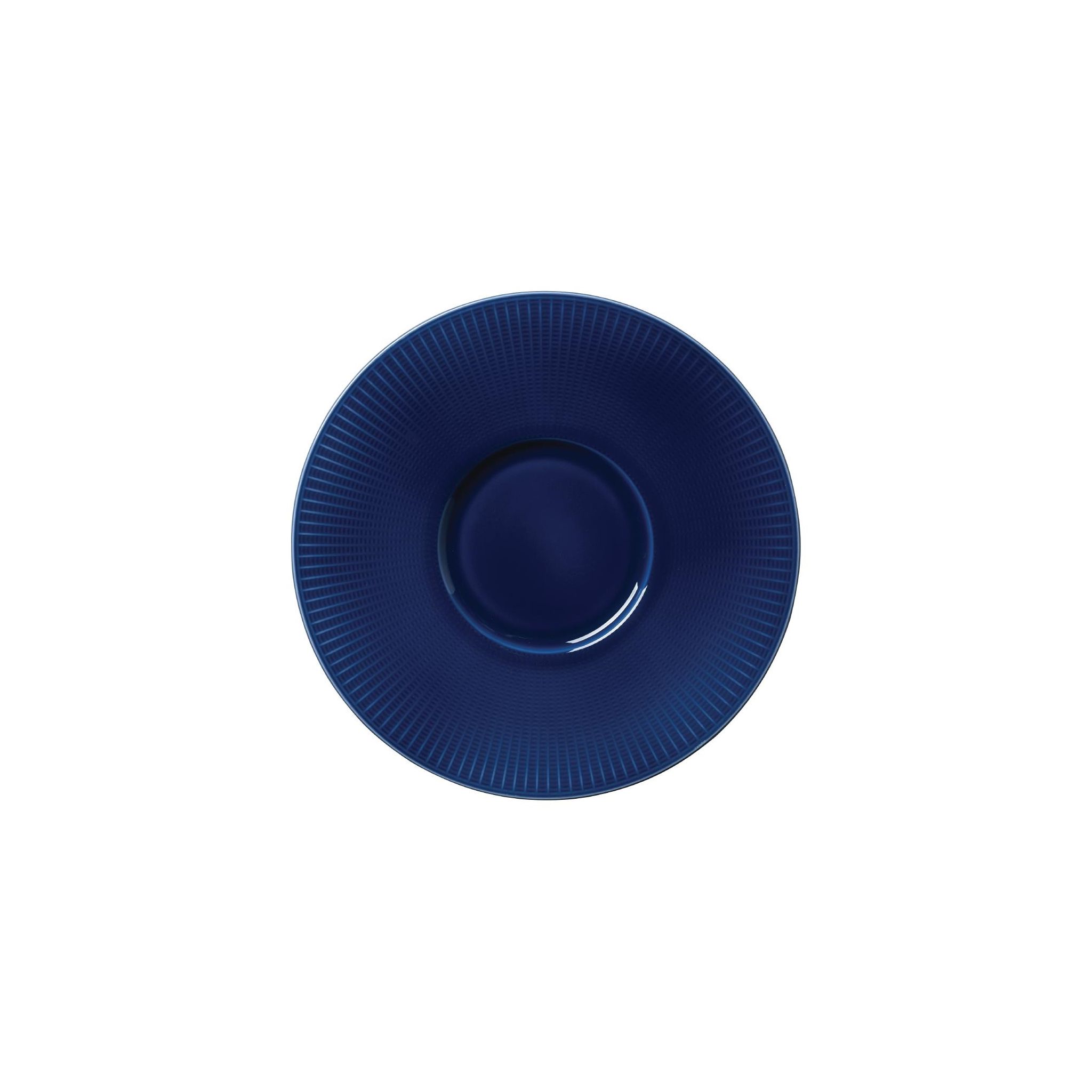 Steelite Willow VV1803 Azure Gourmet Plates Small Well Blue 285mm (Pack of 6)