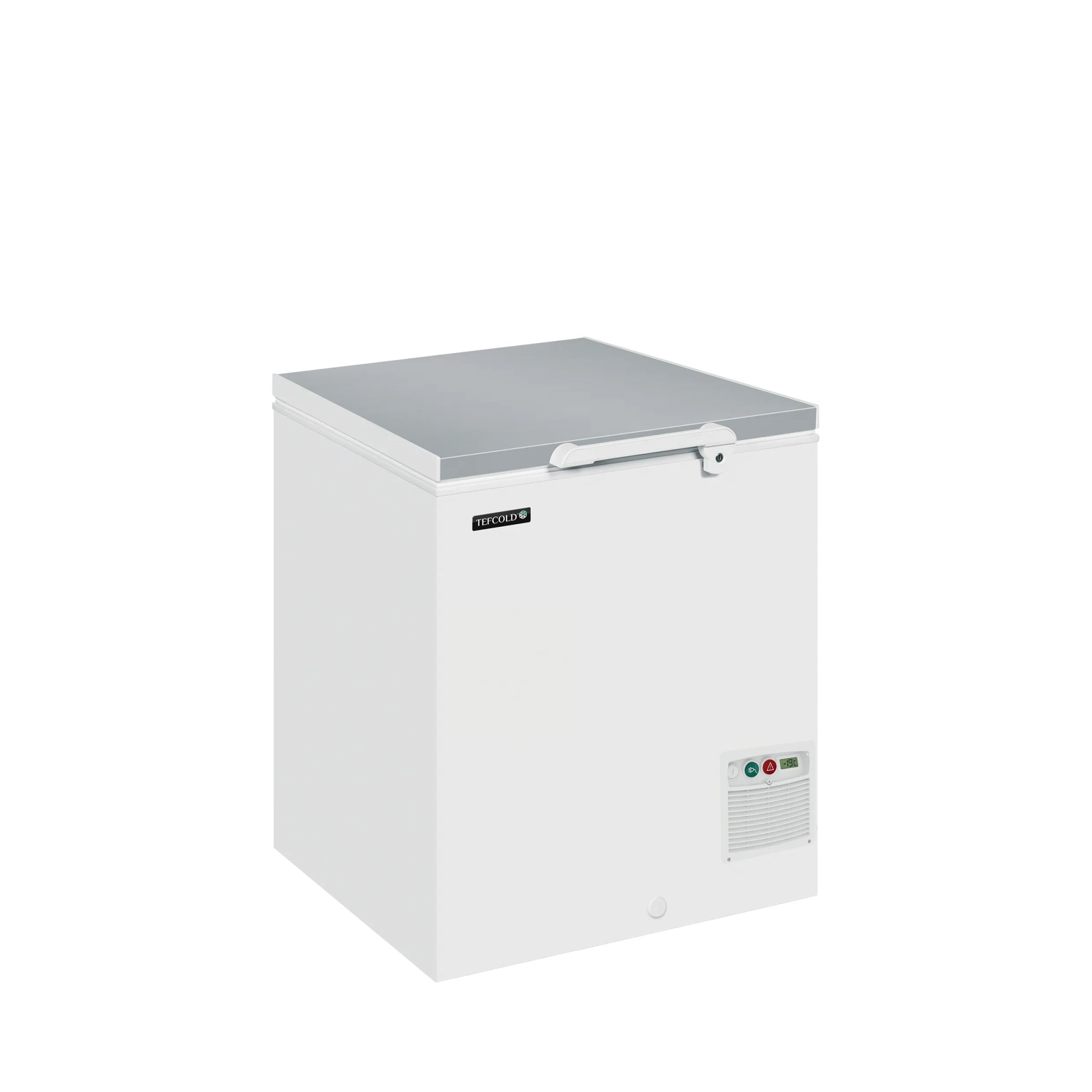Tefcold EL22SS 200 Ltr White Chest Freezer With Stainless Steel Lid