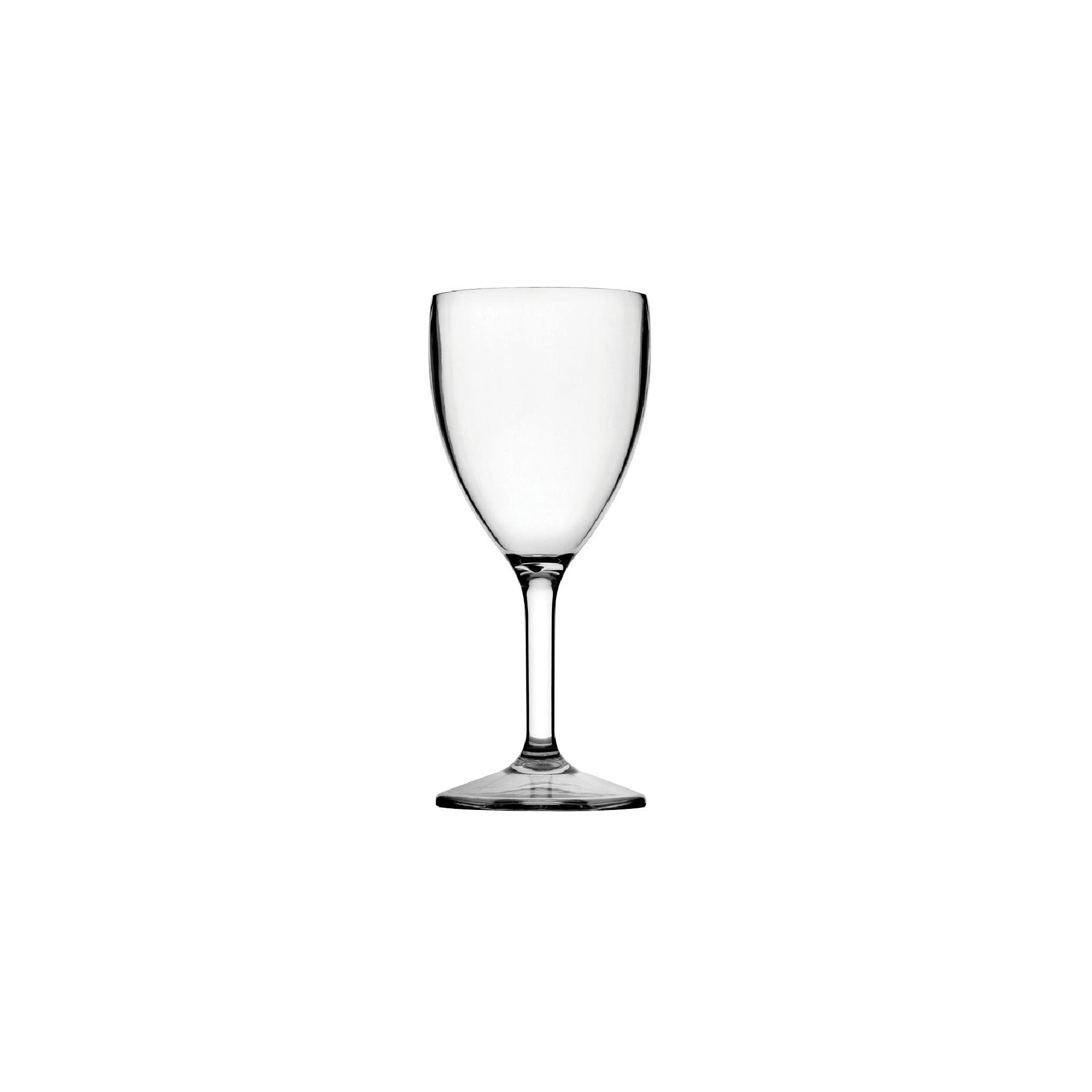 Utopia Diamond FU629 Polycarbonate Wine Glasses 340ml (Pack of 12)