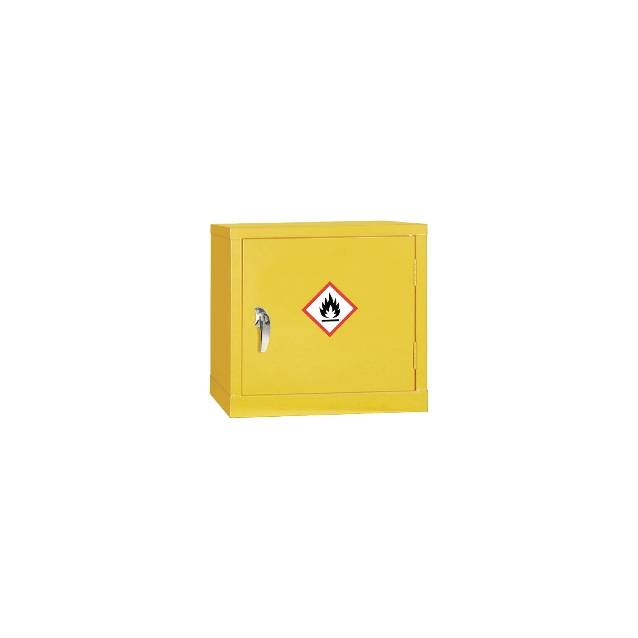 Elite Lockers CD999 Hazardous Substance Cabinet Single Door Yellow 5Ltr