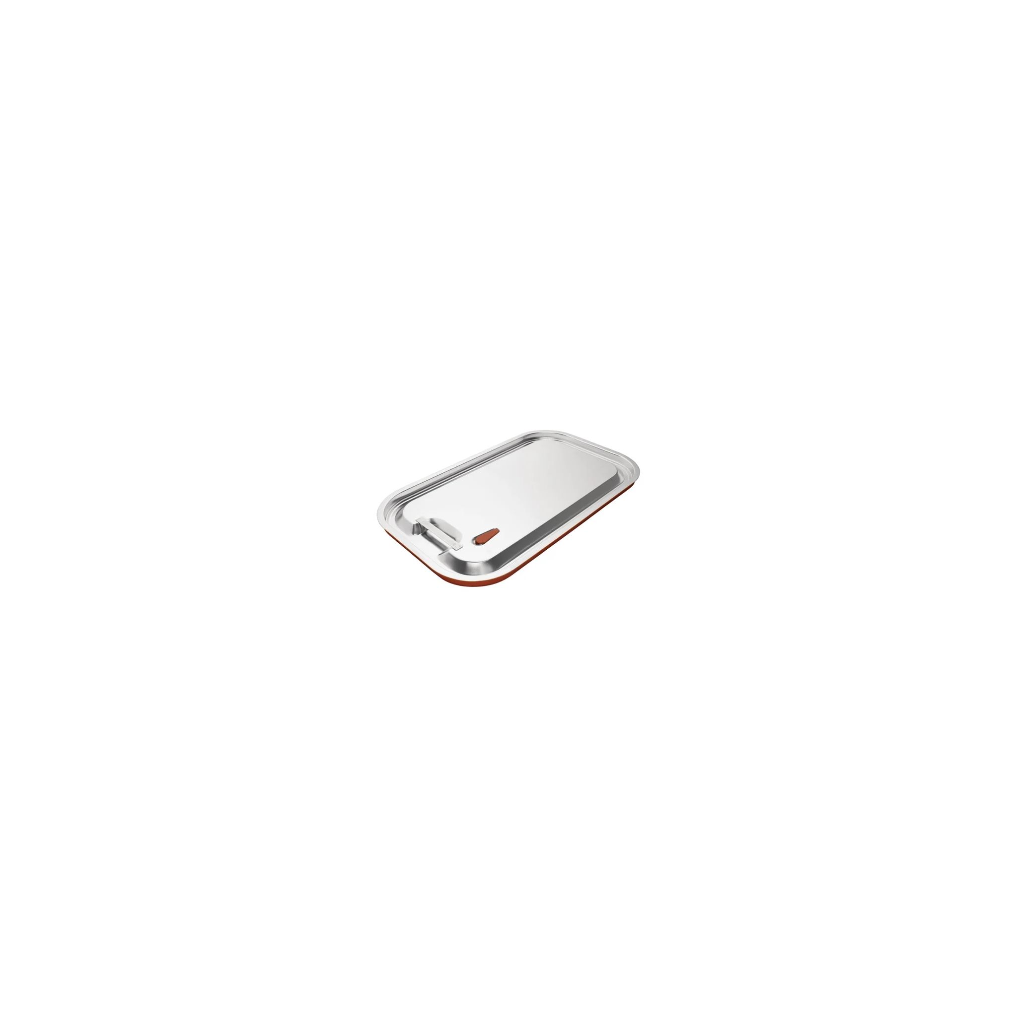 Vogue CP268 Stainless Steel and Silicone Sealable 1/1 Gastronorm Tray Lid