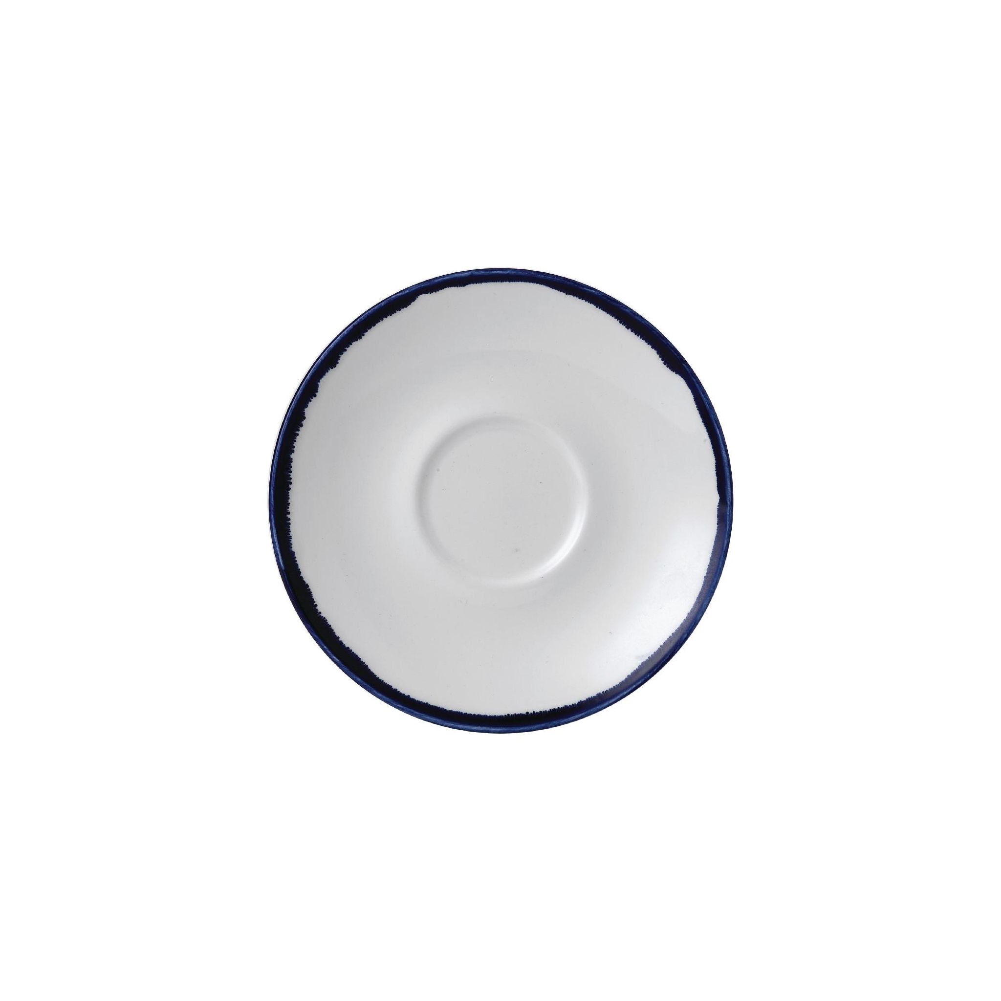 Dudson Harvest FR090 Ink Cappuccino Saucer 158mm (Pack of 12)