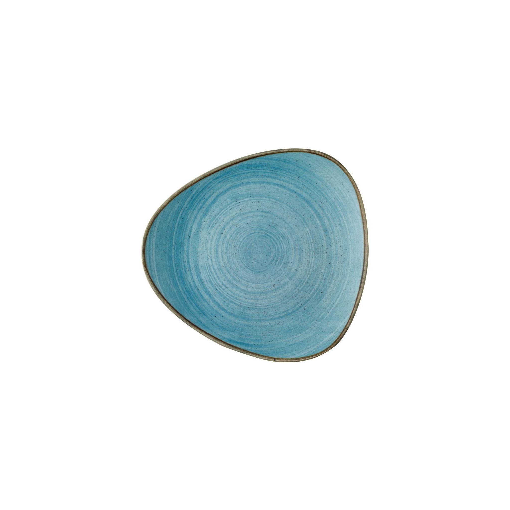Churchill Stonecast Raw CX664 Lotus Plates Teal 254mm (Pack of 12)