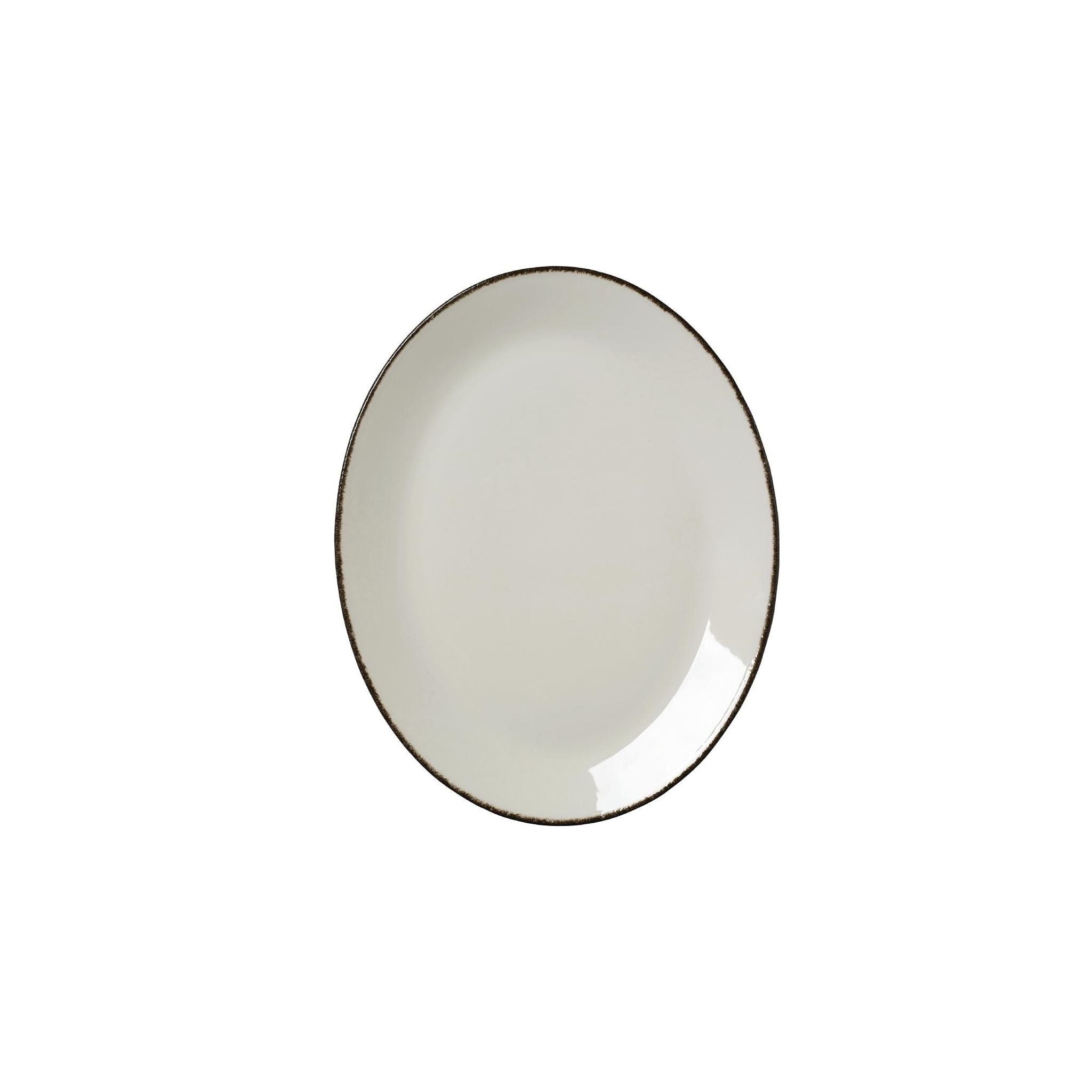 Steelite Charcoal Dapple VV1323 Oval Coupe Plates 342mm (Pack of 12)
