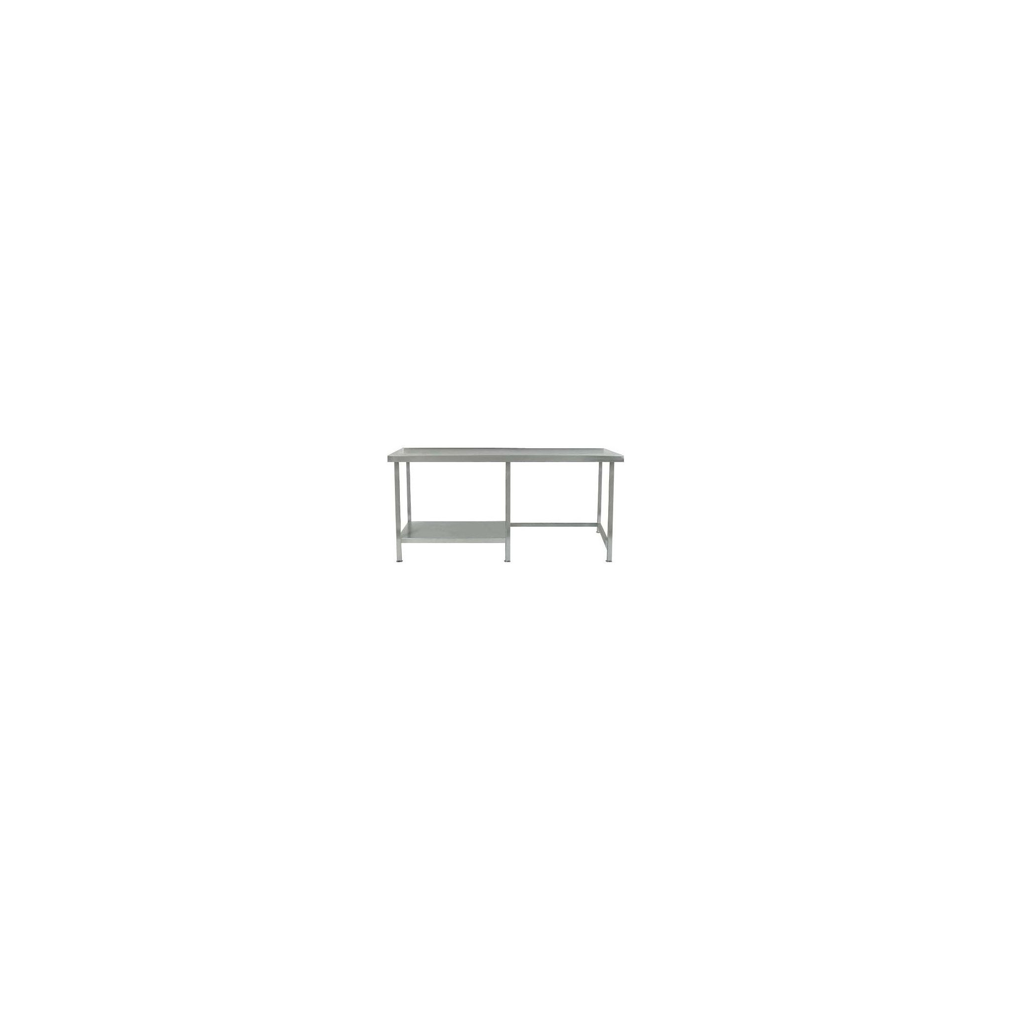 Parry TABHL19600-WALL 1900mm Stainless Steel Wall Table with Half Undershelf (left side)