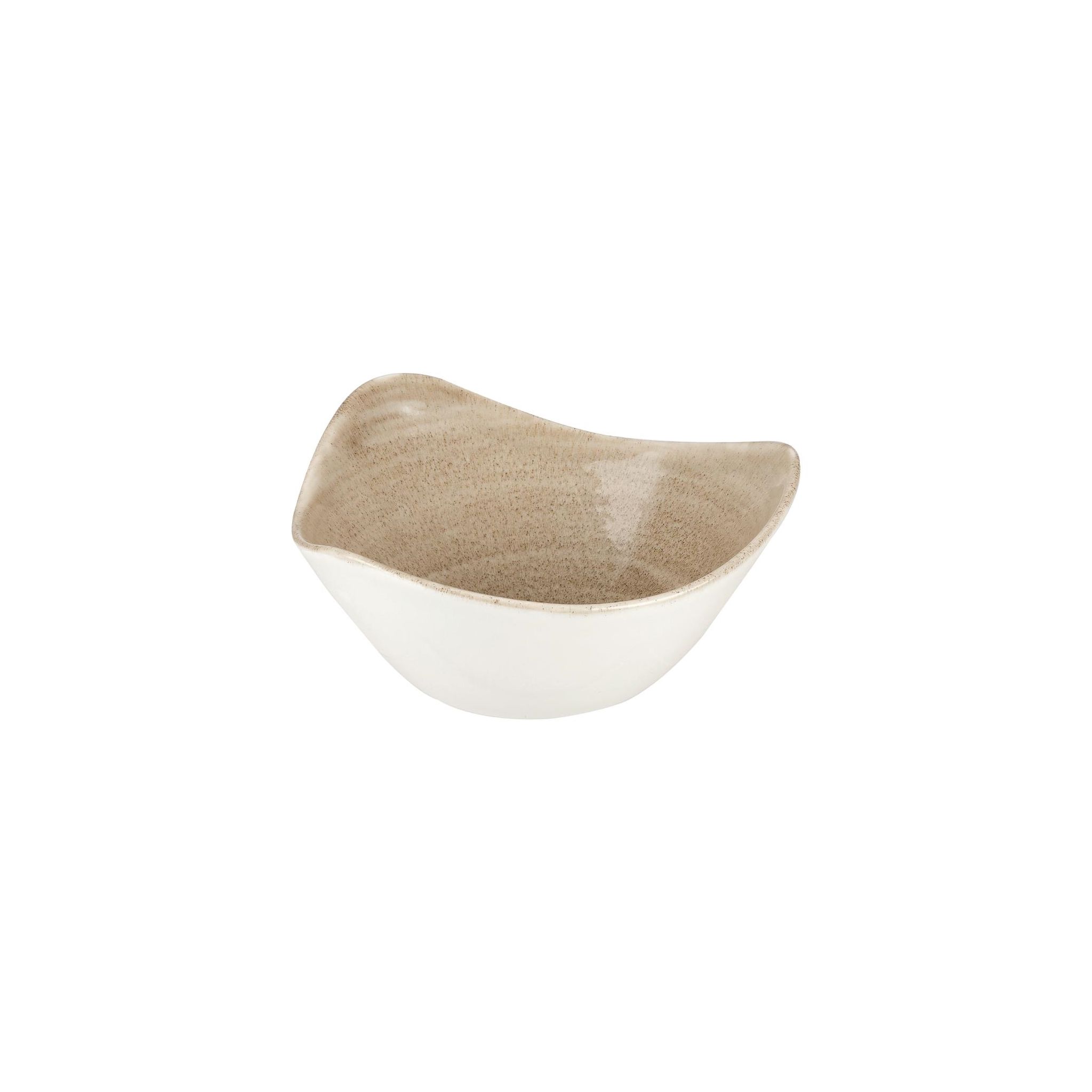 Churchill Stonecast Patina HC796 Antique Triangle Bowls Taupe 153mm (Pack of 12)