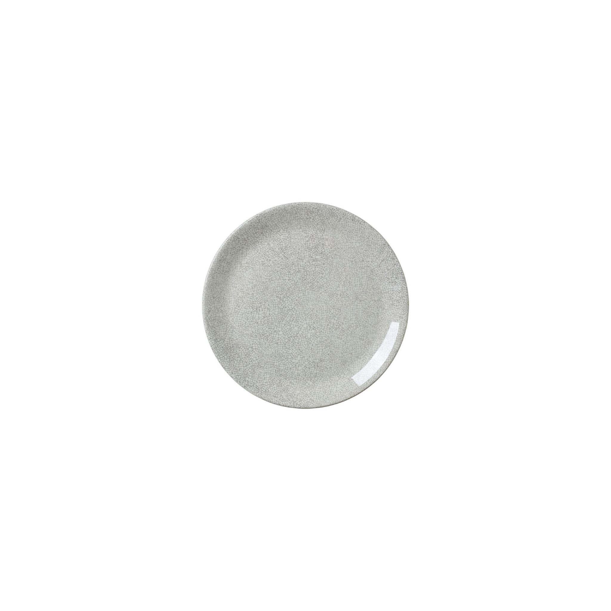 Steelite Ink Crackle VV1050 Grey Coupe Plates 203mm (Pack of 12)