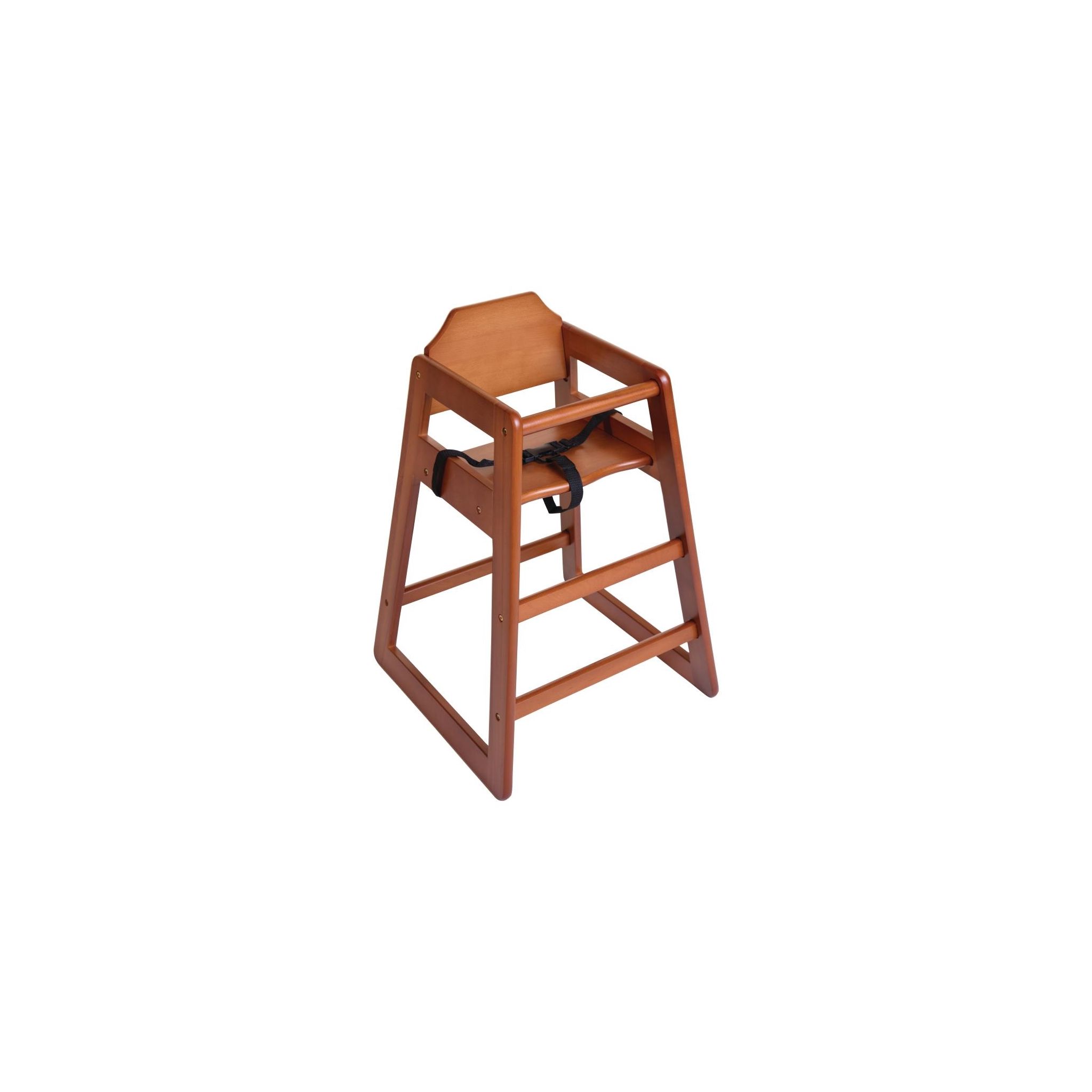 Bolero DL901 Wooden High Chair Dark Wood