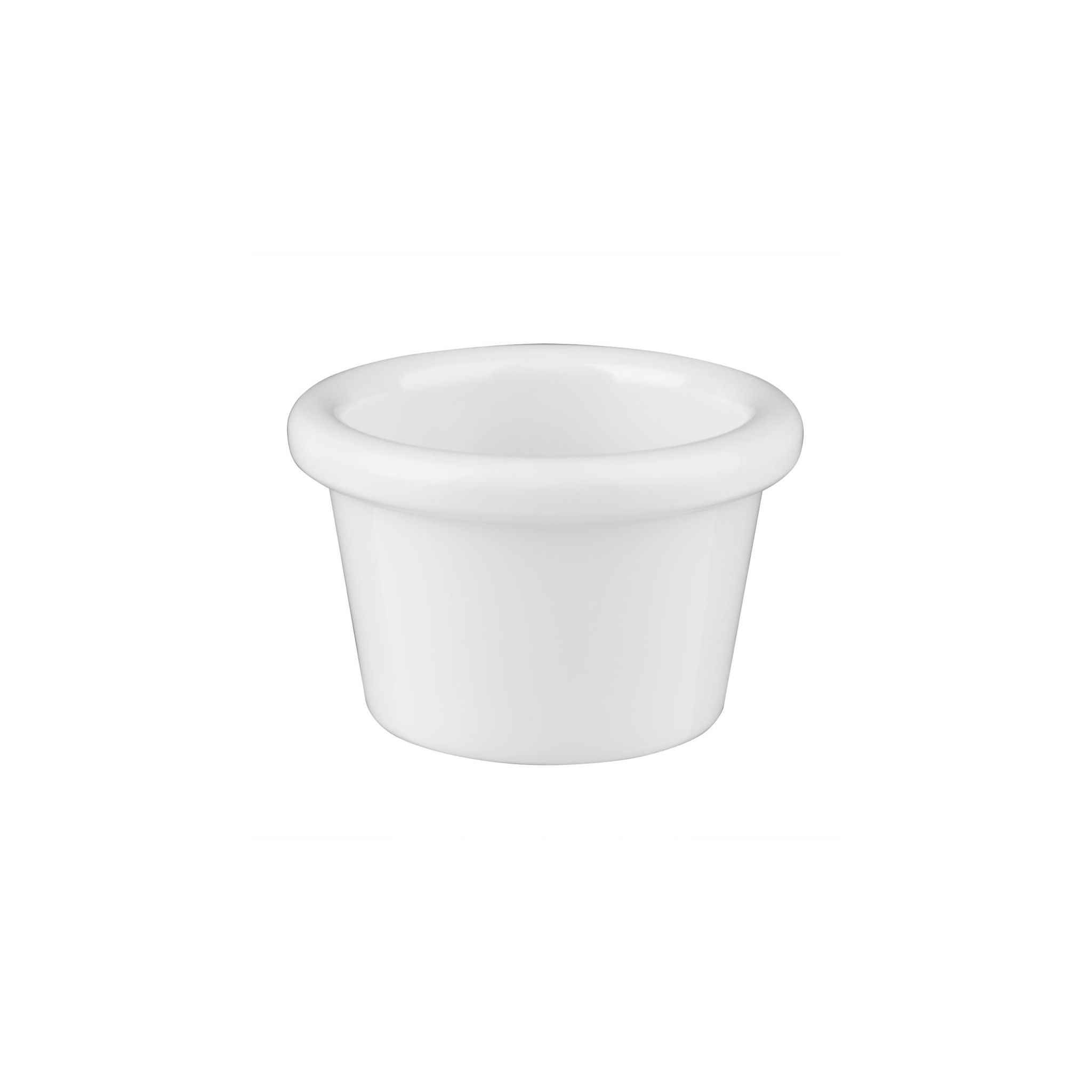 Olympia Kristallon T557 Melamine Plain Ramekins White 63mm (Pack of 12)