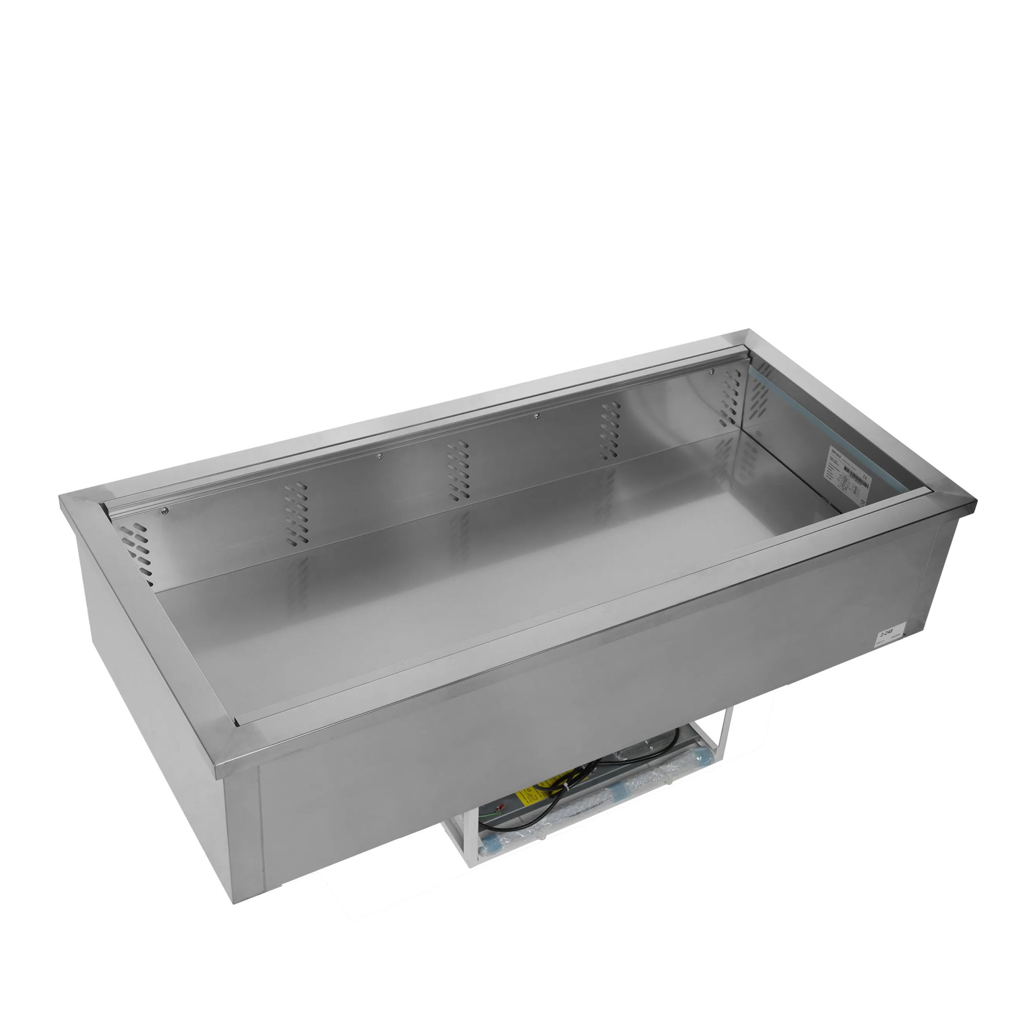 Tefcold CW4V 4 x 1/1GN Stainless Steel Drop-in Refrigerated Buffet Display Well