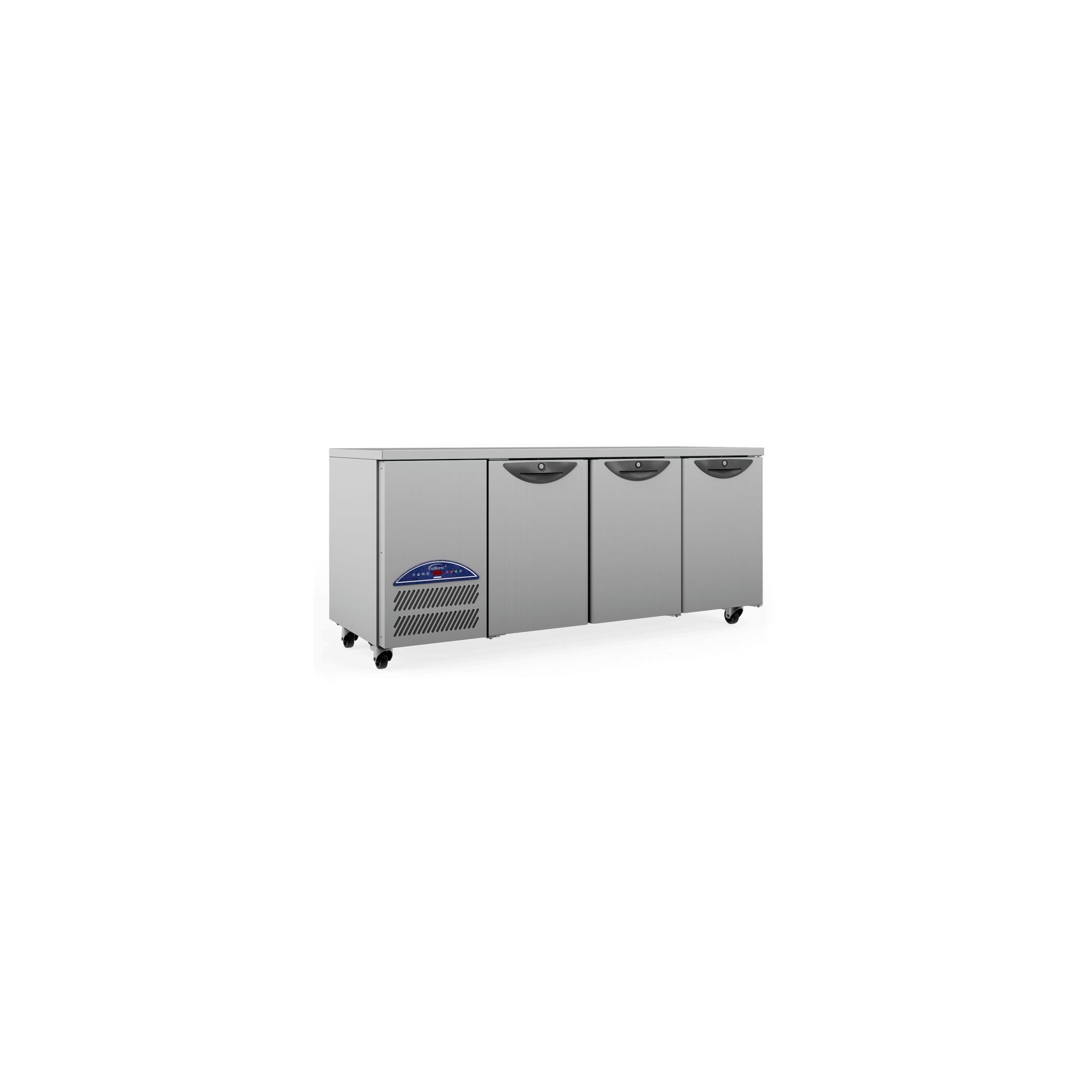 Williams Opal HO3U-SS Heavy Duty 545 Ltr 3 Door Stainless Steel Refrigerated Prep Counter