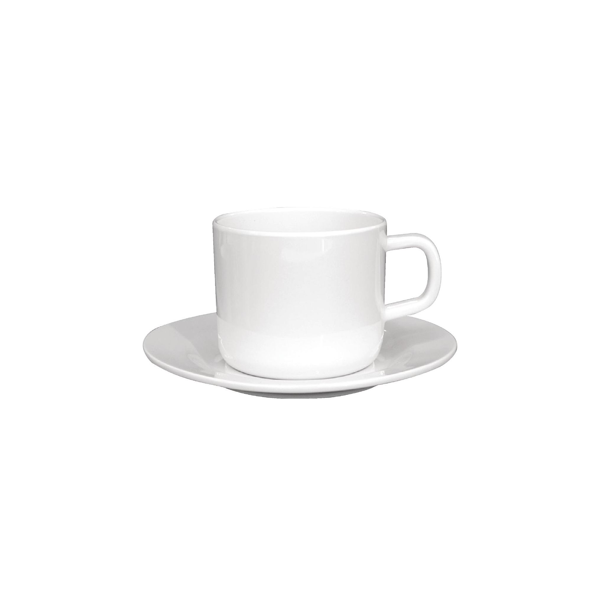 Olympia Kristallon W237 Melamine Saucers 140mm (Pack of 12)