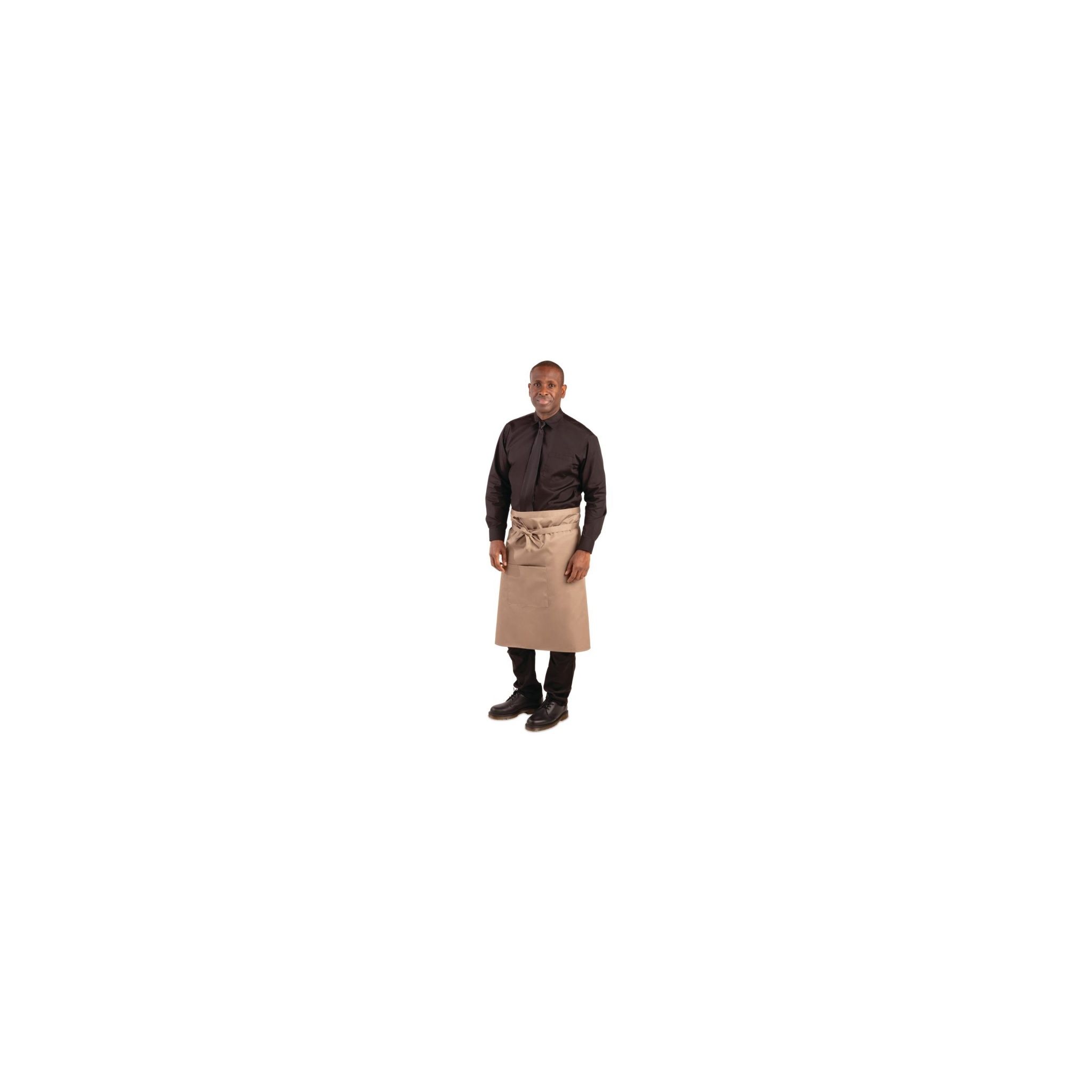 Whites B435 Waist Bistro Apron Regular Tan