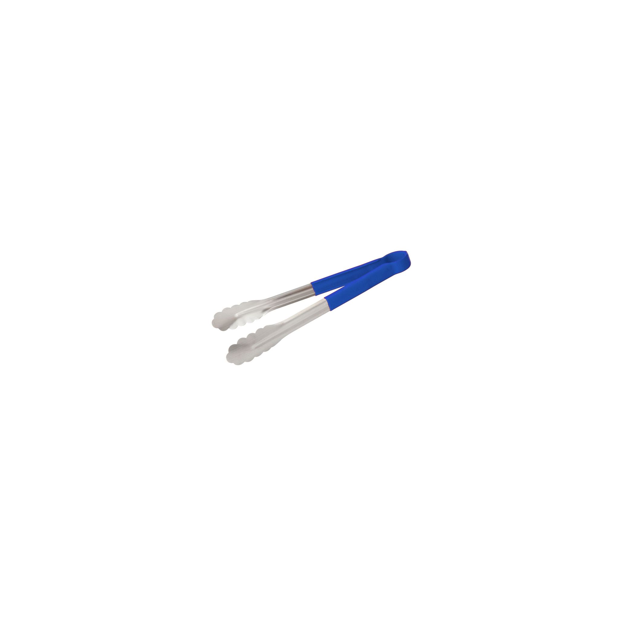 Prepara EA409BL Stainless Steel Non Slip Blue Handle Tongs 300mm