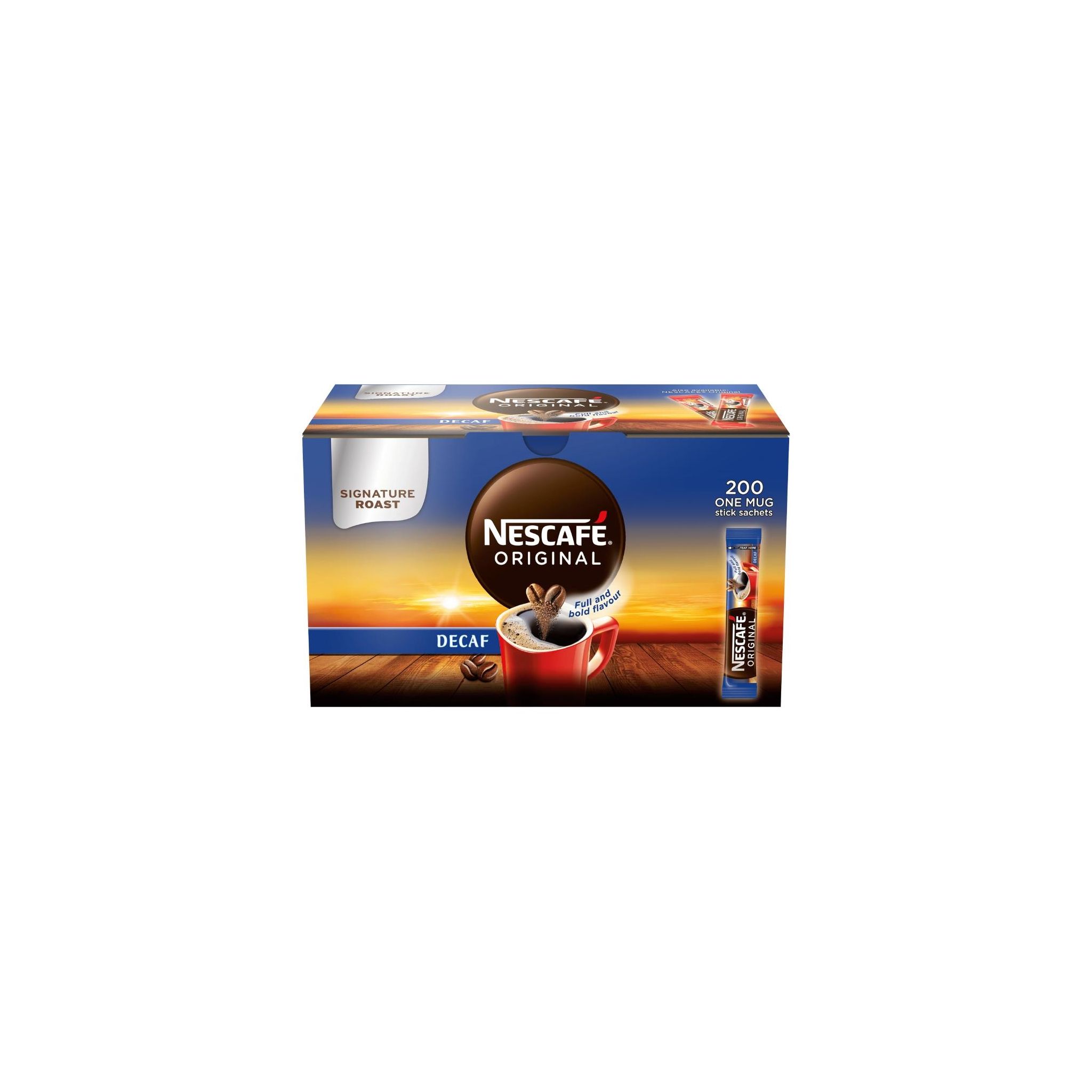 Nescafe CH521 Classic Decaf Instant Coffee Sticks 1.8g (Pack of 200)