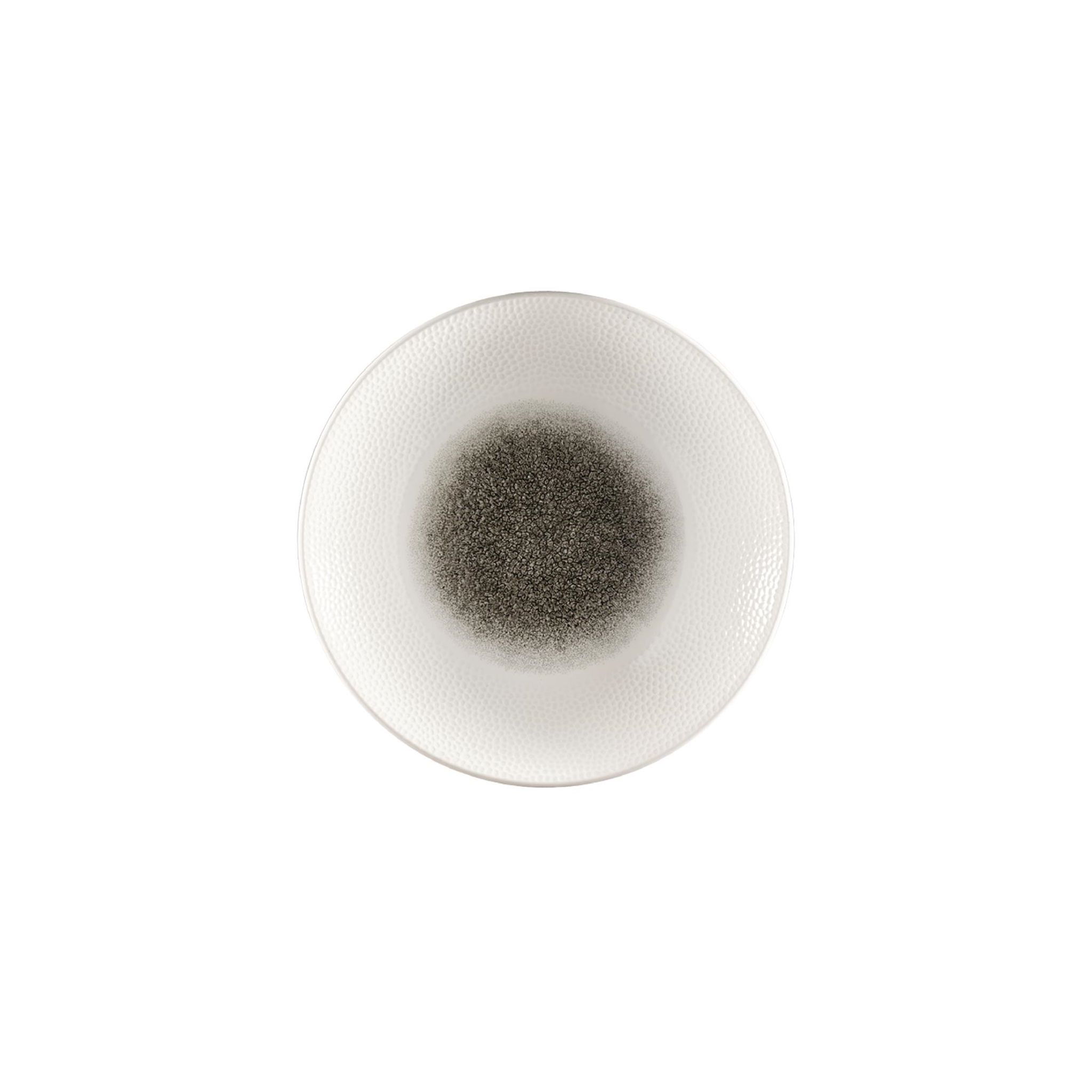 Churchill Isla FC186 Centre Print Deep Coupe Plates Quartz Black 281mm (Pack of 12)