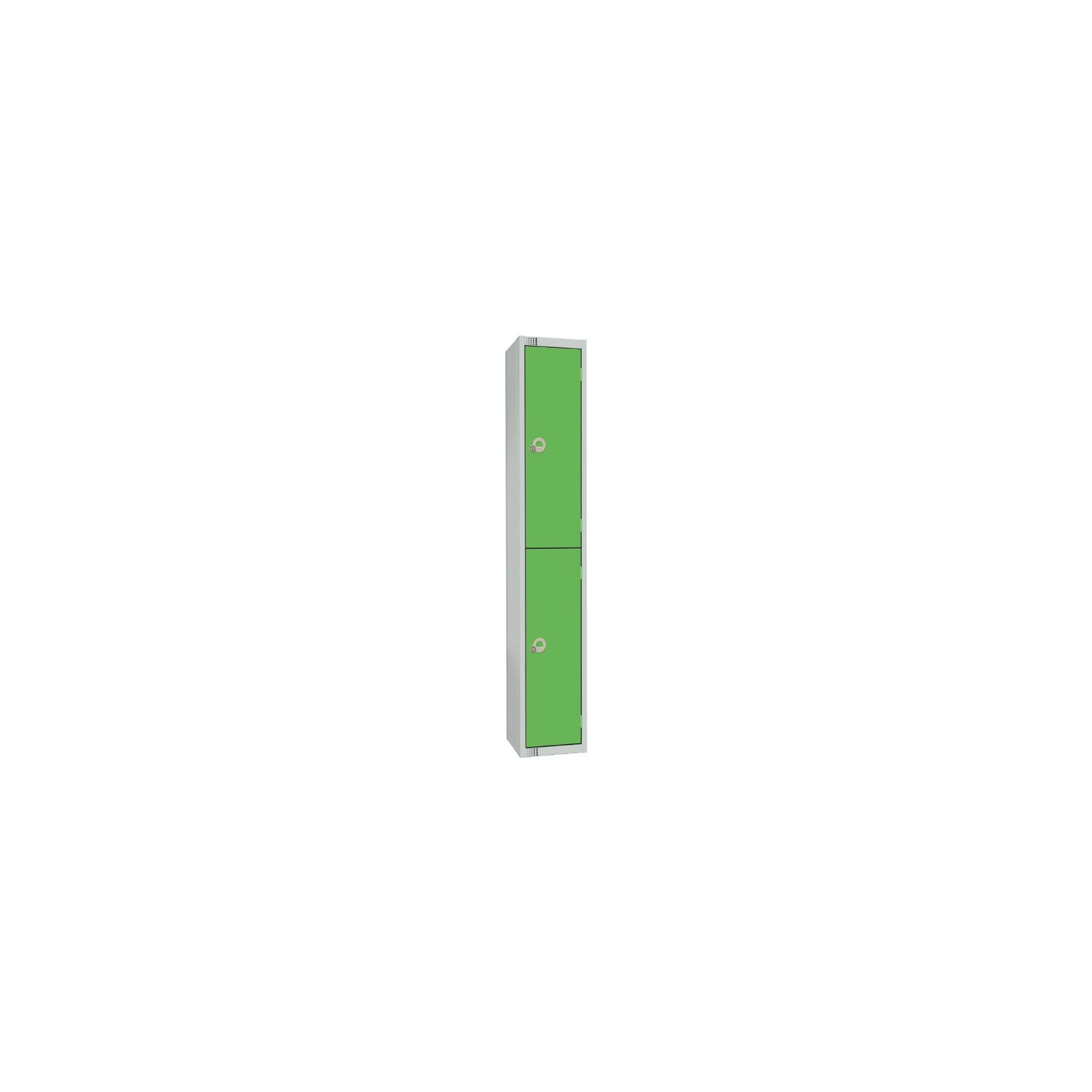 Elite Lockers W955-P Double Door Padlock Locker Green