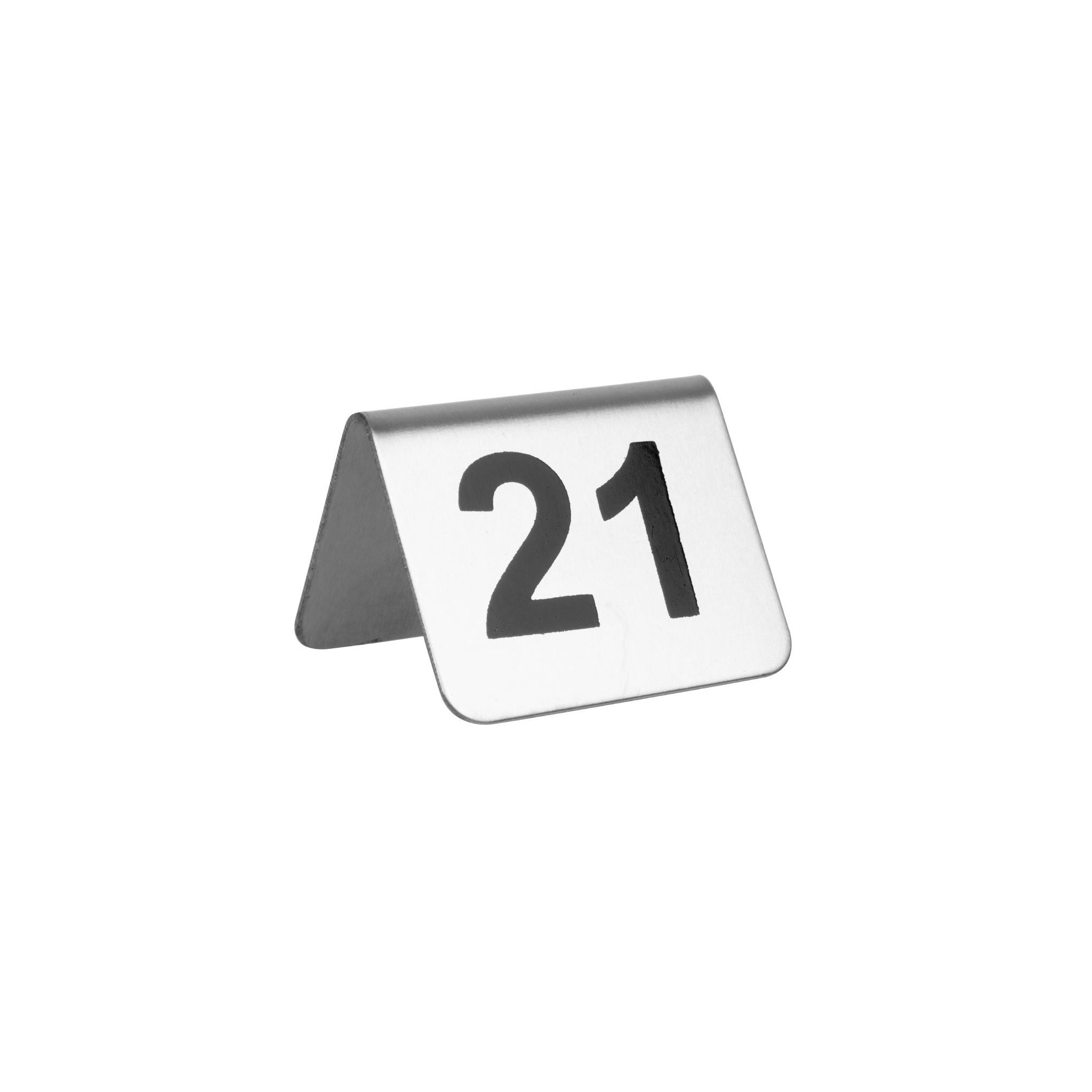 Olympia U048 Stainless Steel Table Numbers 21-30 (Pack of 10)