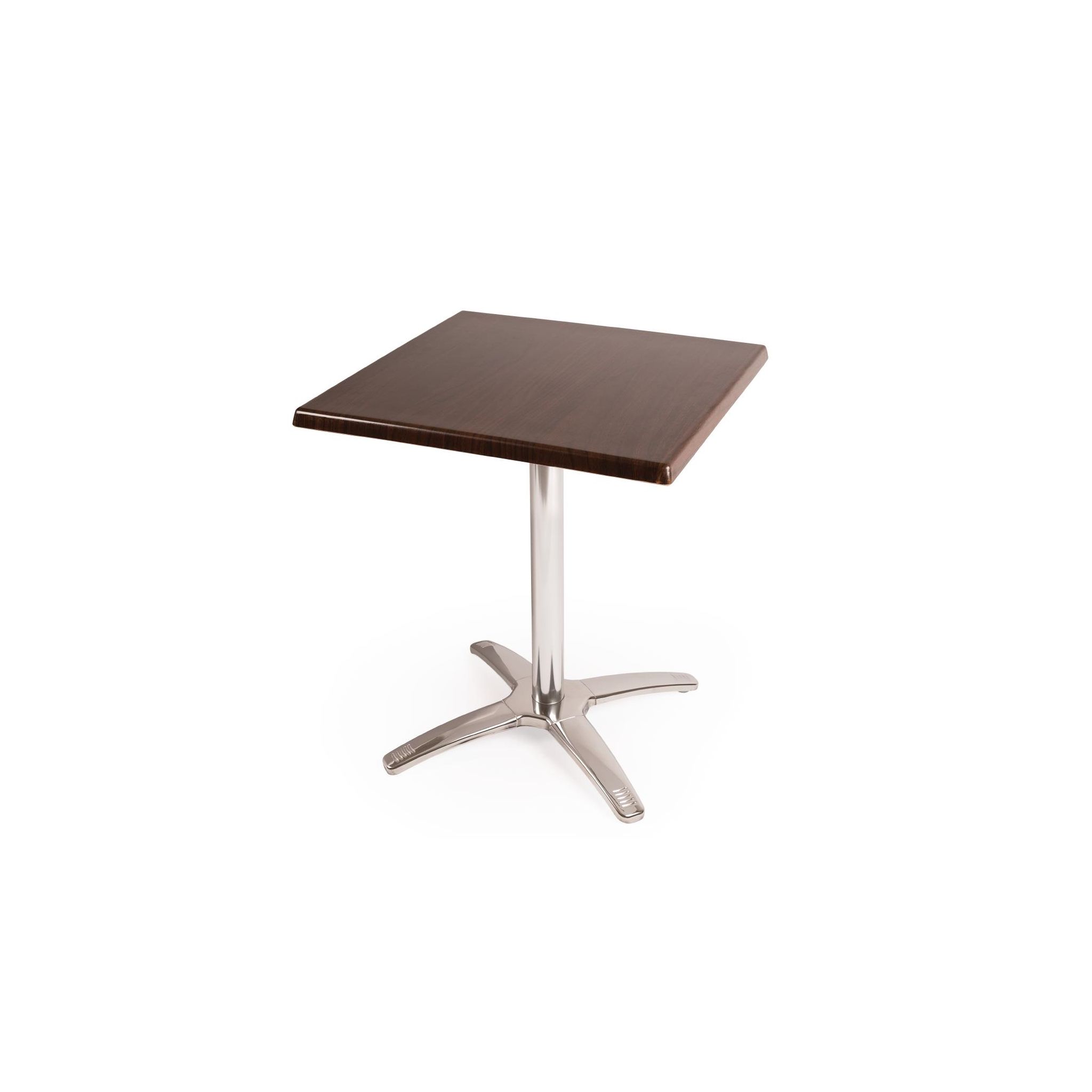 Bolero SA225 Special Offer Bolero Square Dark Brown Table Top and Base Combo