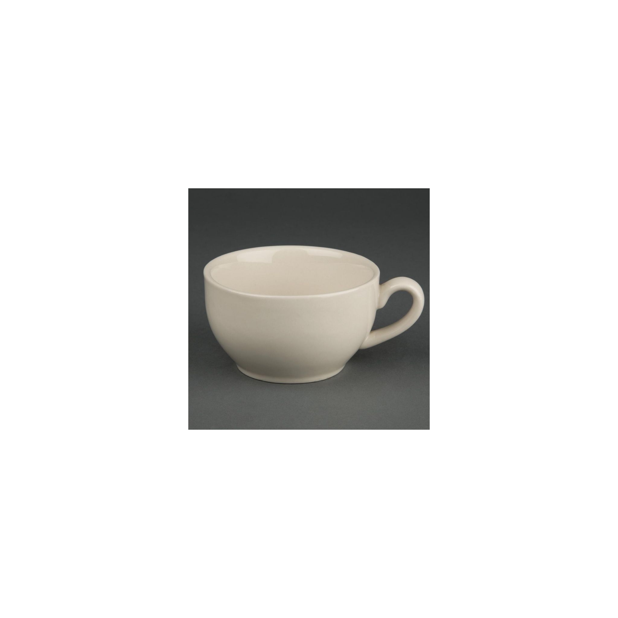 Olympia Ivory U112 Cappuccino Cups Ivory 284ml (Pack of 12)