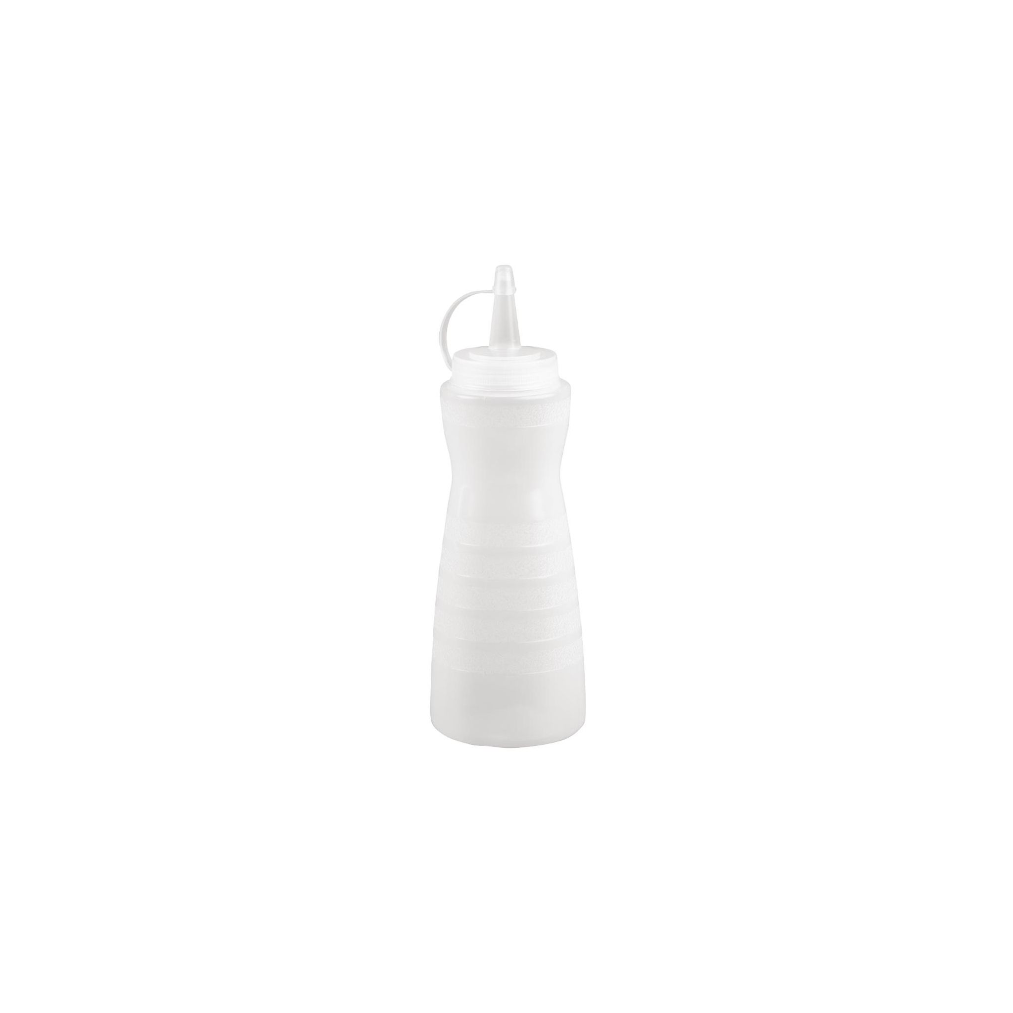 Vogue GF250 Lidded Sauce Bottle Clear 340ml