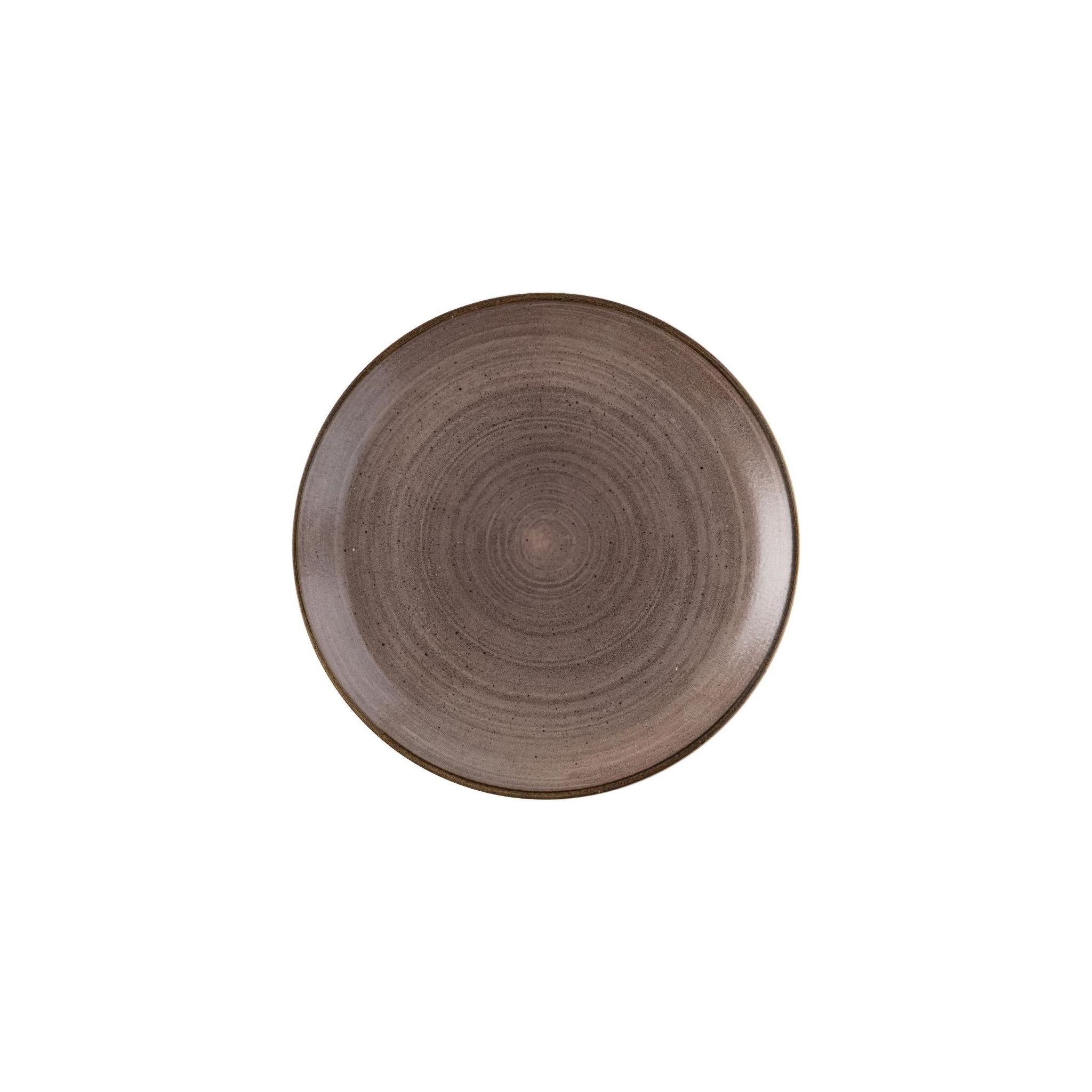 Churchill Stonecast Raw Evolve FS846 Coupe Plates Brown 286mm (Pack of 12)
