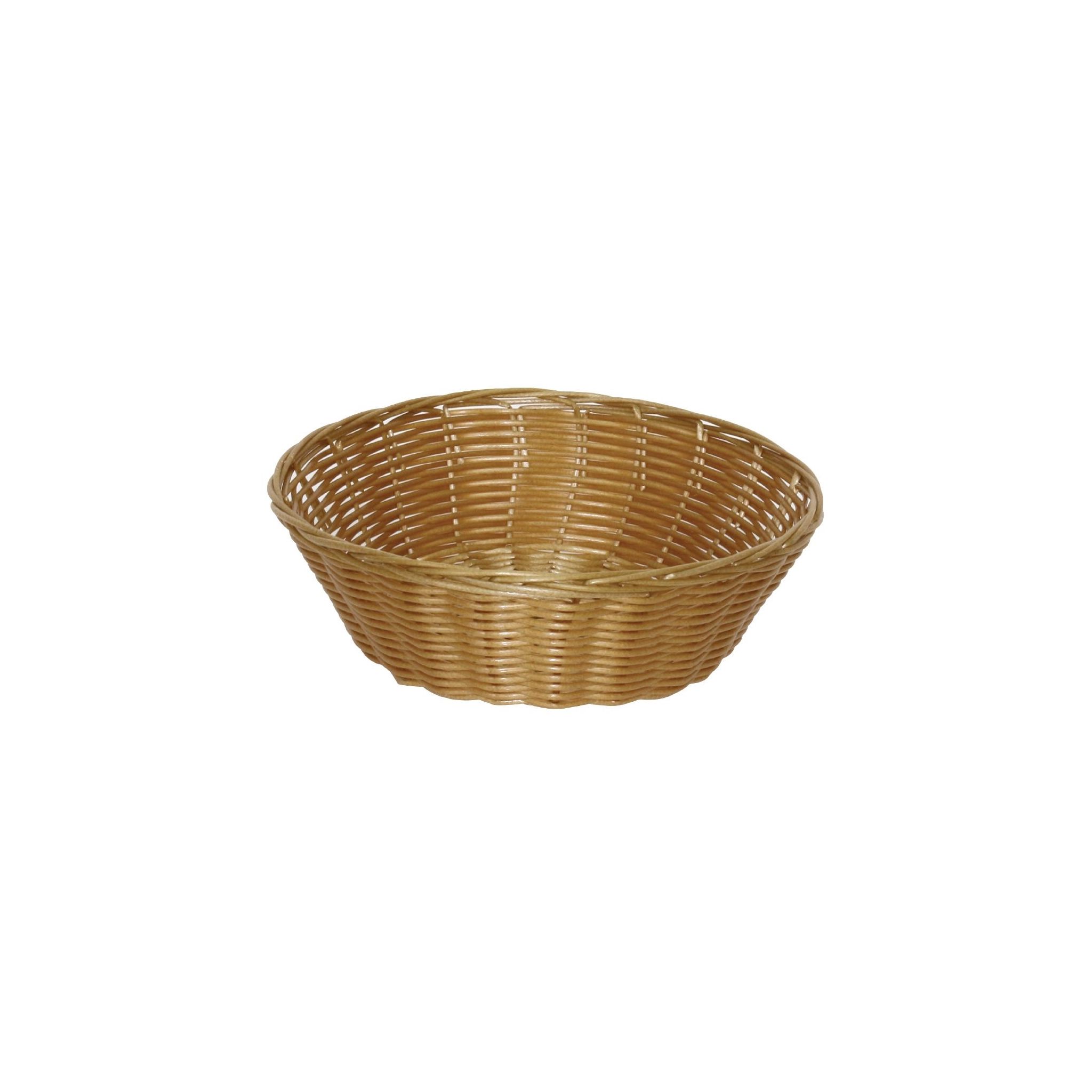 Olympia T363 Poly Wicker Round Food Basket (Pack of 6)