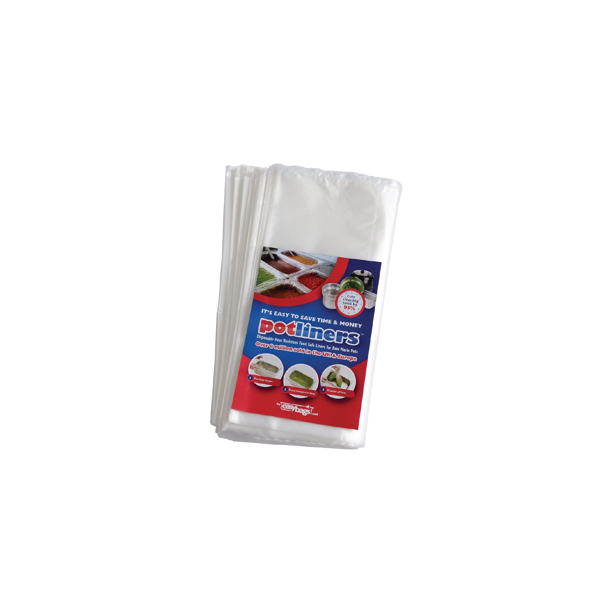 Non Branded CJ707 Trayliners Size 6 Extra Small 1/6 Gastronorm Tray Liner (Pack of 100)