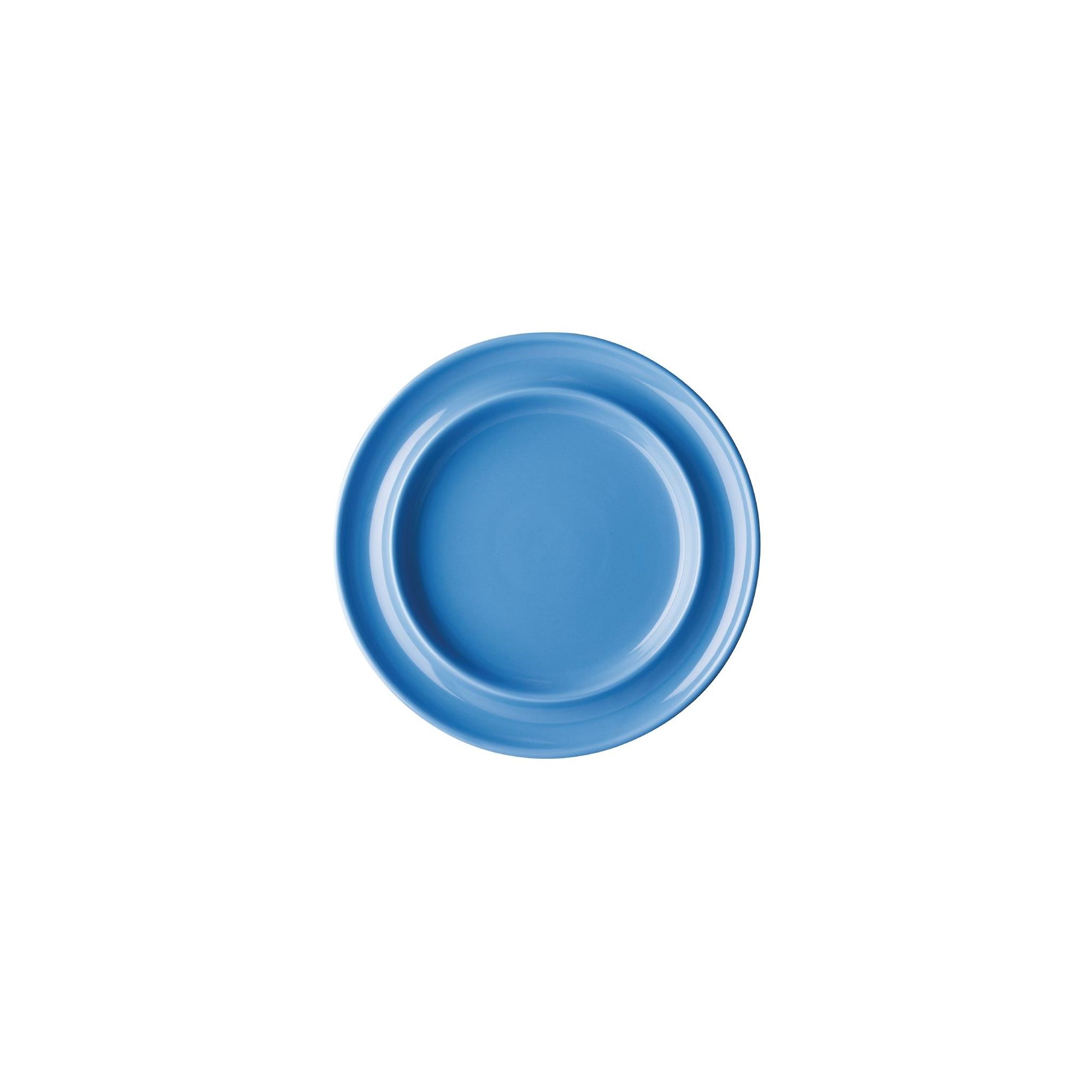 Olympia Kristallon Heritage DW140 Raised Rim Plates Blue 203mm (Pack of 4)