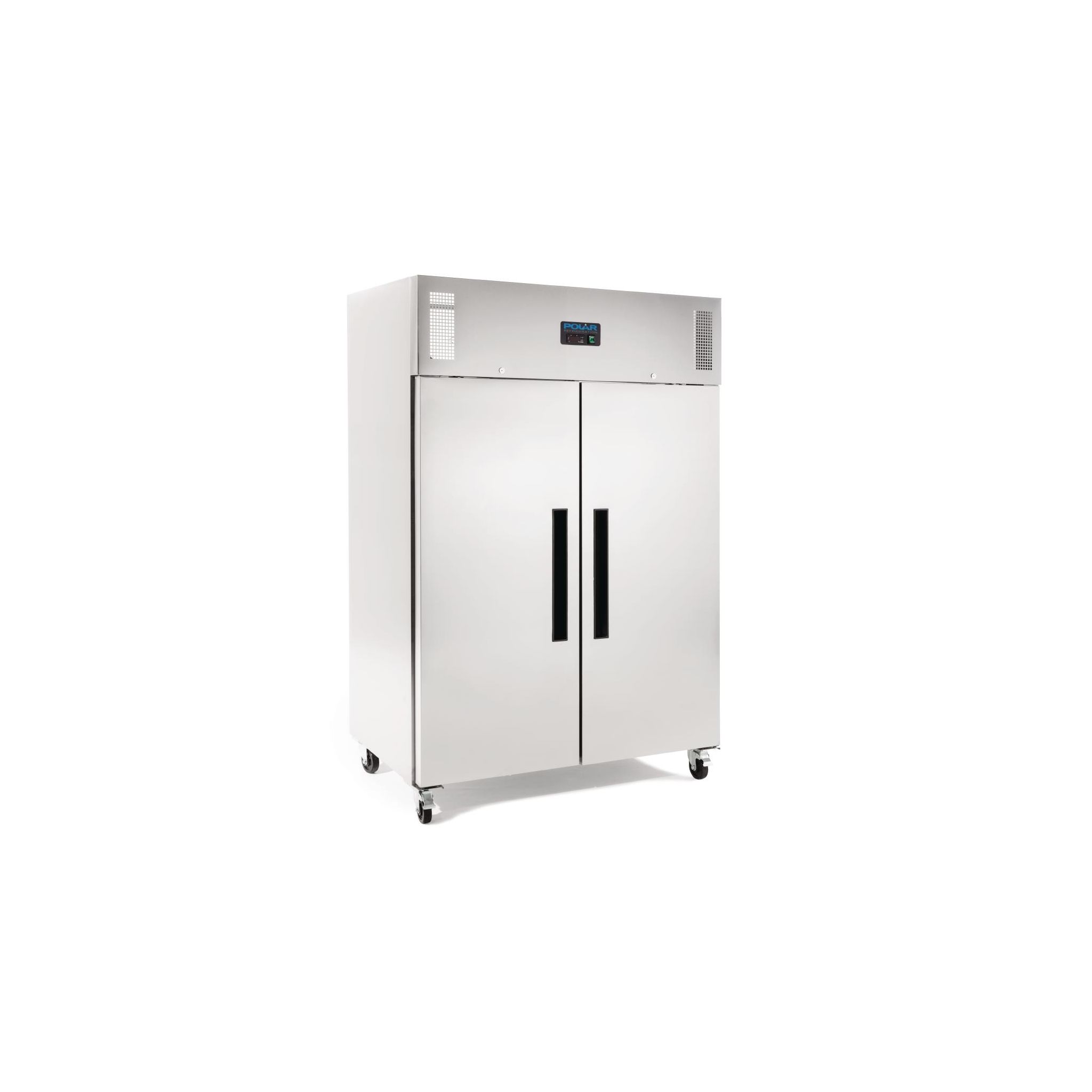 Polar G-Series G595 Medium Duty 1200 Ltr Upright Double Door Stainless Steel Freezer