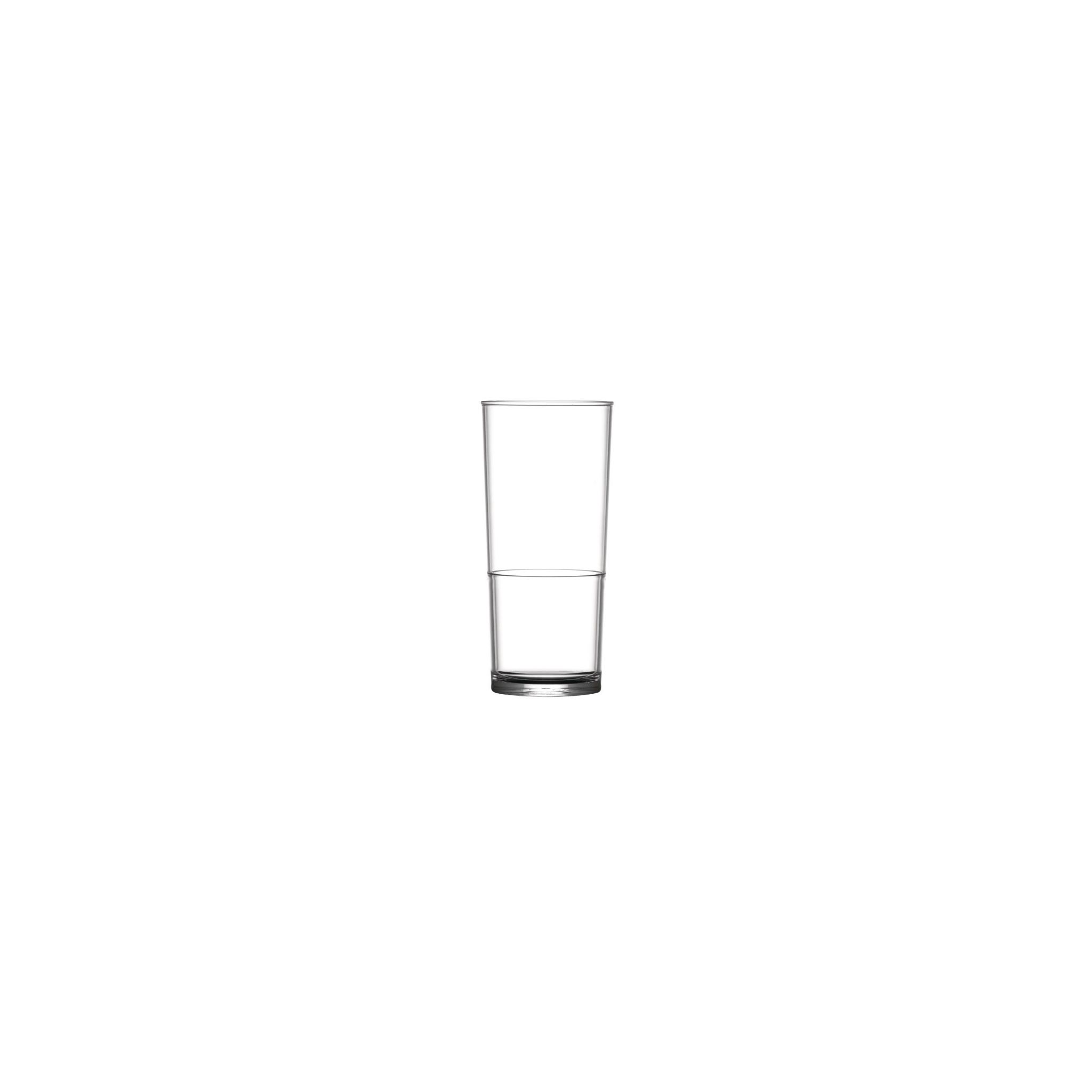BBP DC418 Polycarbonate In2Stax Hi Ball Glasses 285ml (Pack of 48)