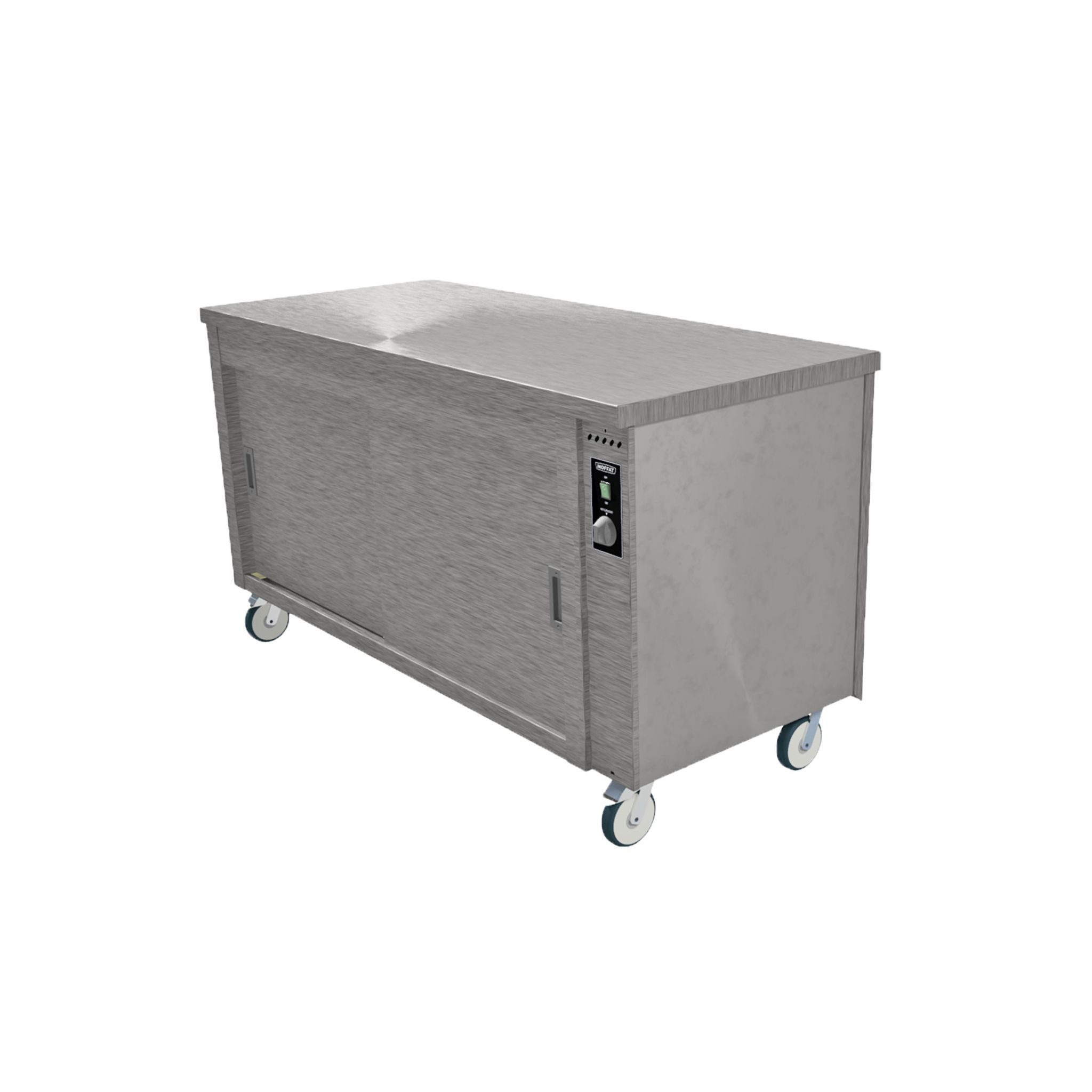 Moffat HC4 1603mm Wide Mobile Hot Cupboard With Plain Top