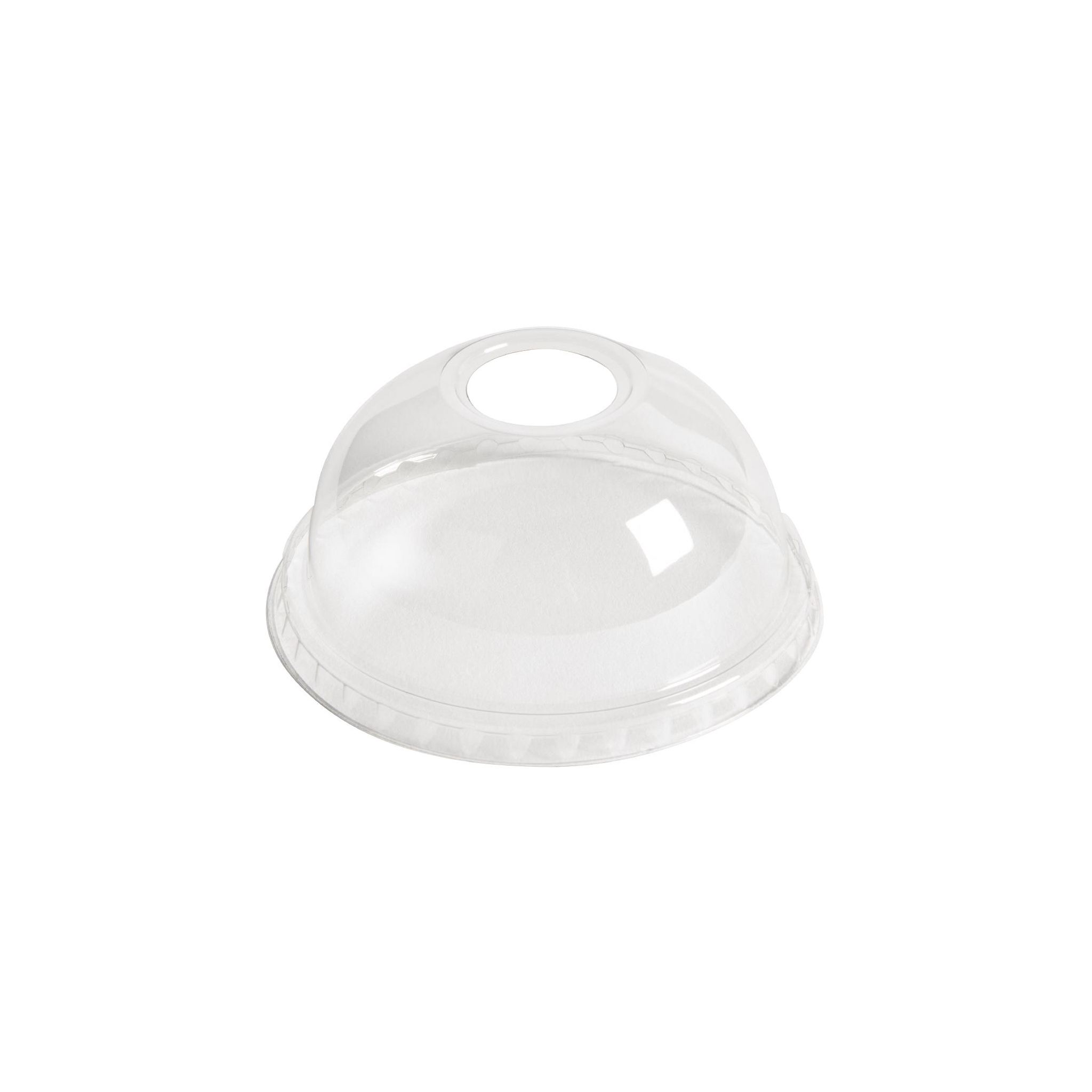 eGreen Flexy-Glass DE134 Domed Lids To Fit 284ml & 350ml Glasses (Pack of 1000)