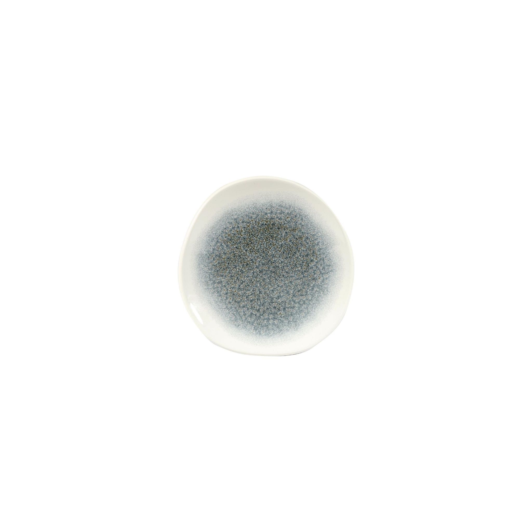 Churchill Studio Prints Raku DY223 Round Trace Plates Topaz Blue 186mm (Pack of 12)