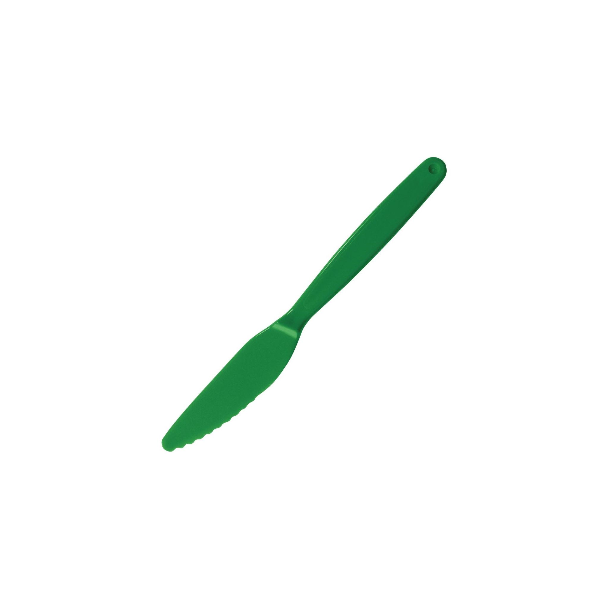 Olympia Kristallon DL116 Polycarbonate Knives Green (Pack of 12)