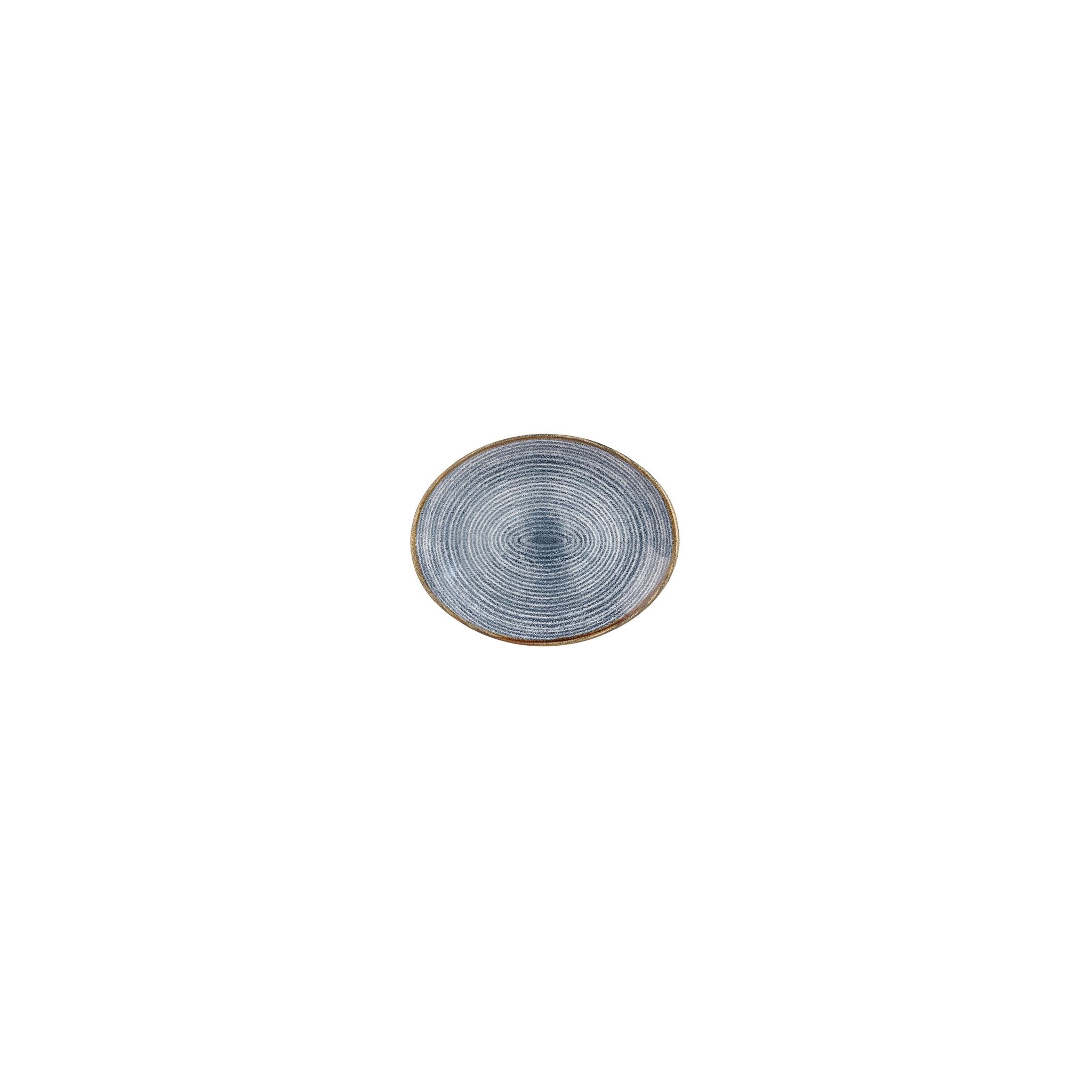 Churchill Studio Prints Homespun DS527 Oval Coupe Plates Slate Blue 317mm (Pack of 12)