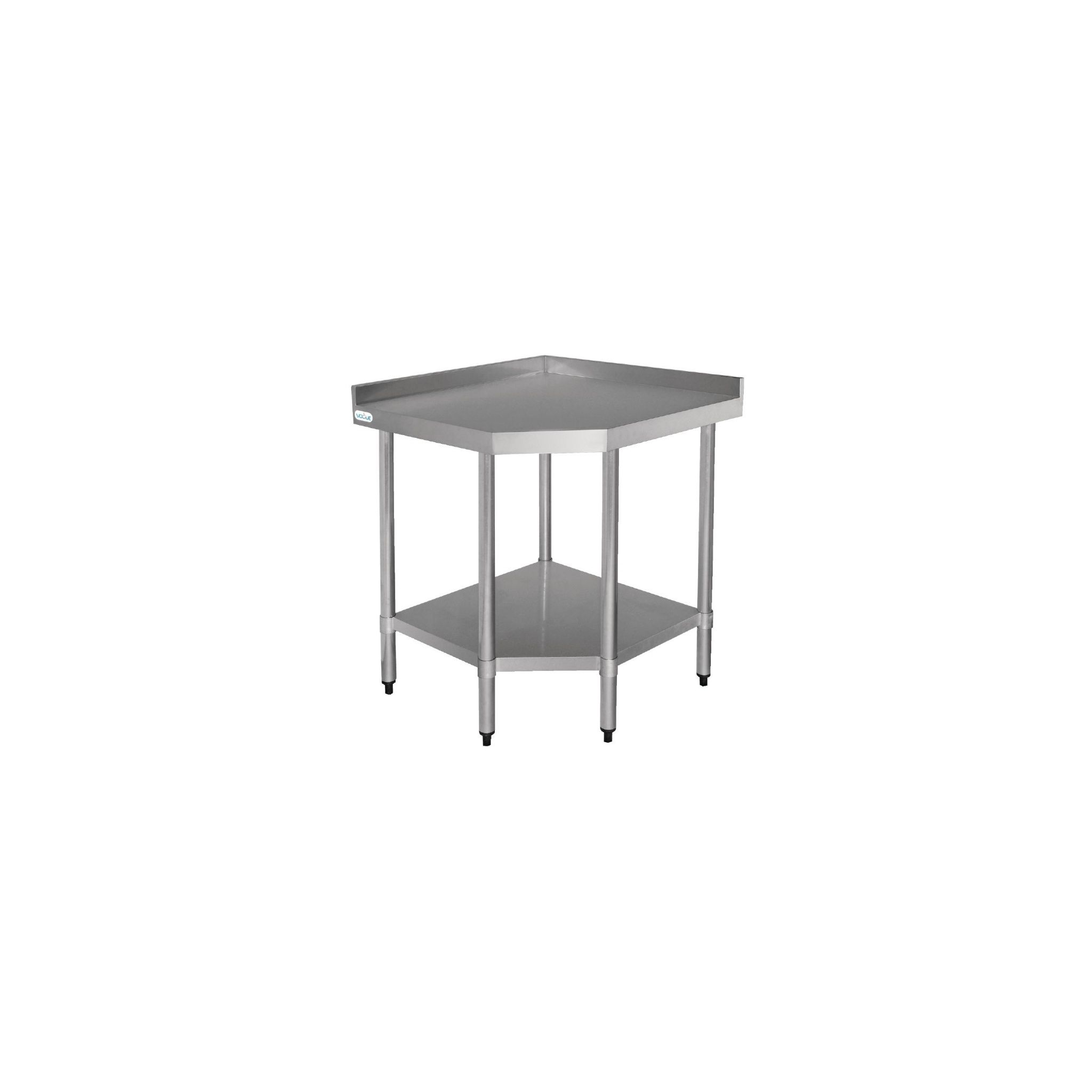Vogue CB907 800w x 600d Stainless Steel Corner Unit
