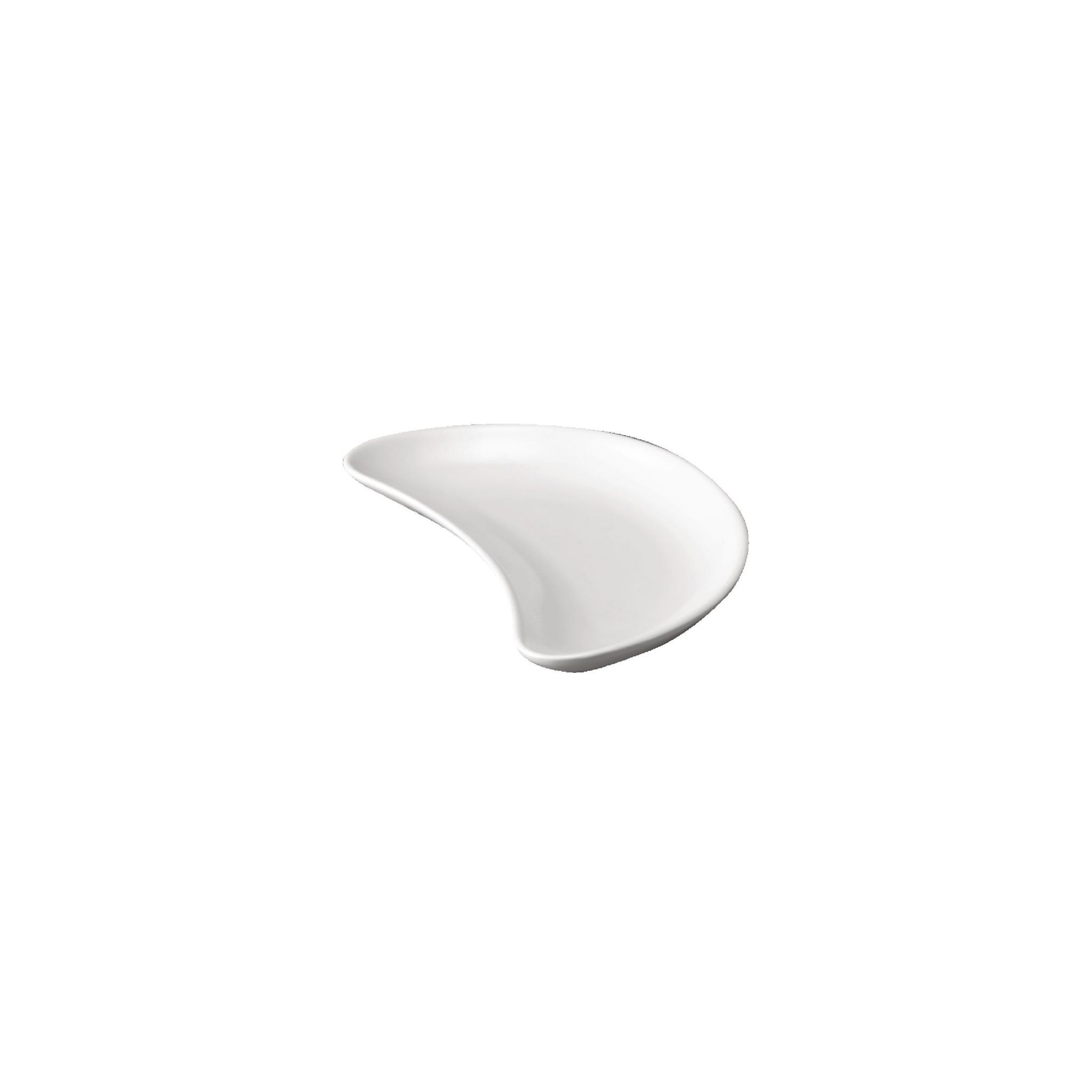 Churchill Plain Whiteware P618 Crescent Salad Plates 202mm (Pack of 12)