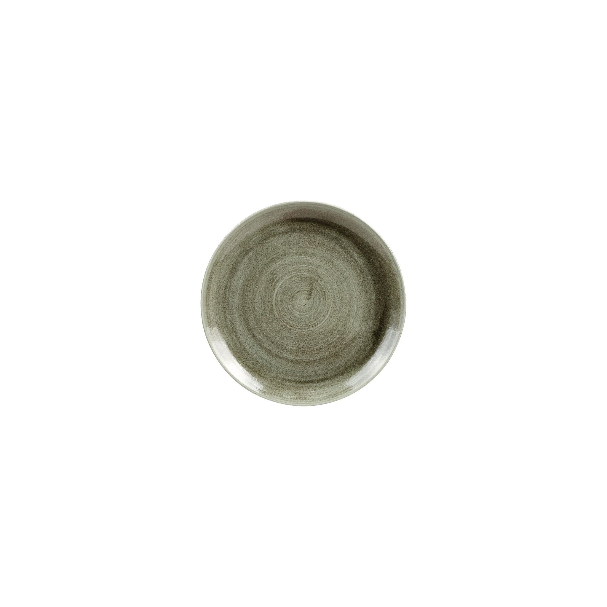 Churchill Stonecast Patina HC807 Antique Round Coupe Plates Green 260mm (Pack of 12)