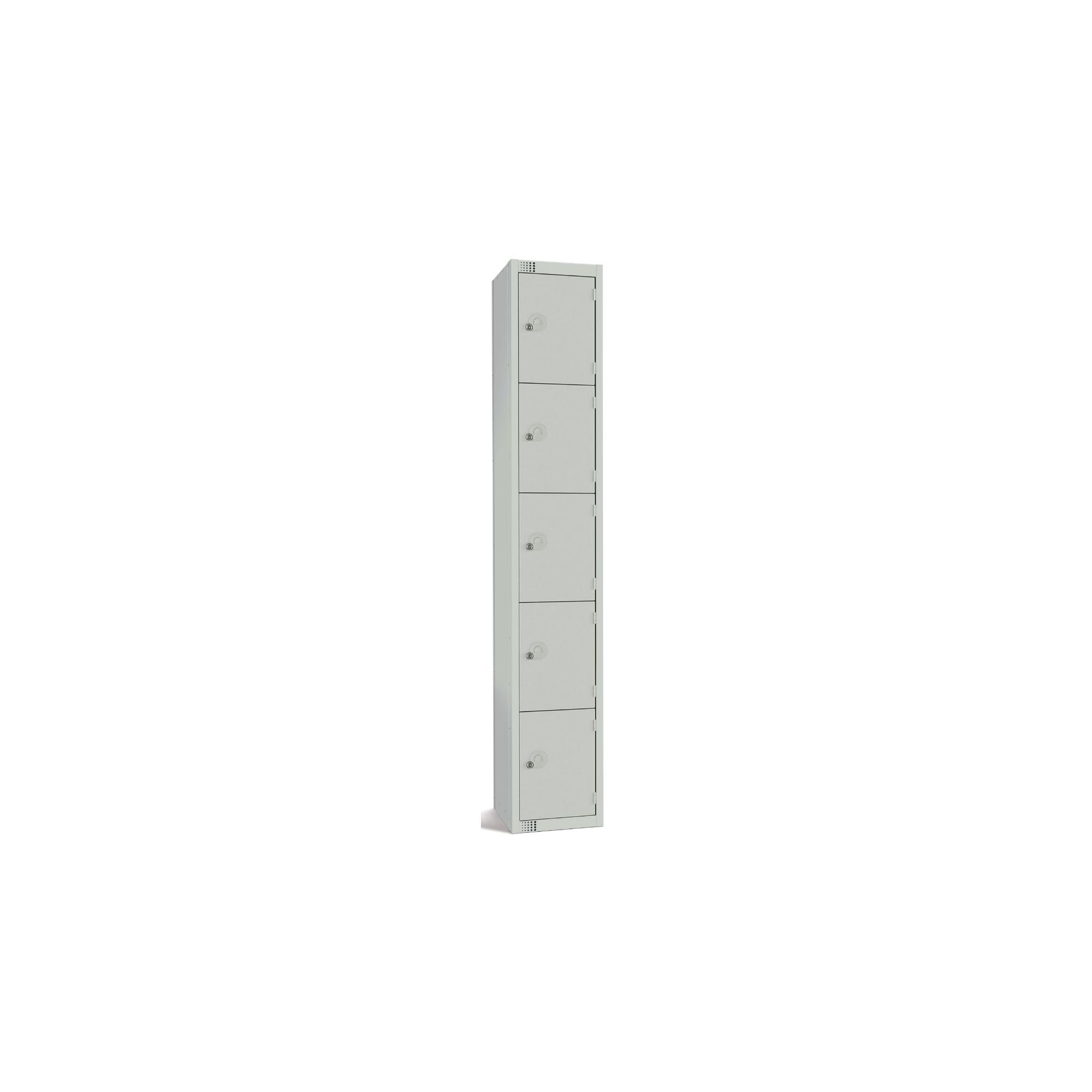 Elite Lockers CG615-C Five Door Camlock Locker Grey