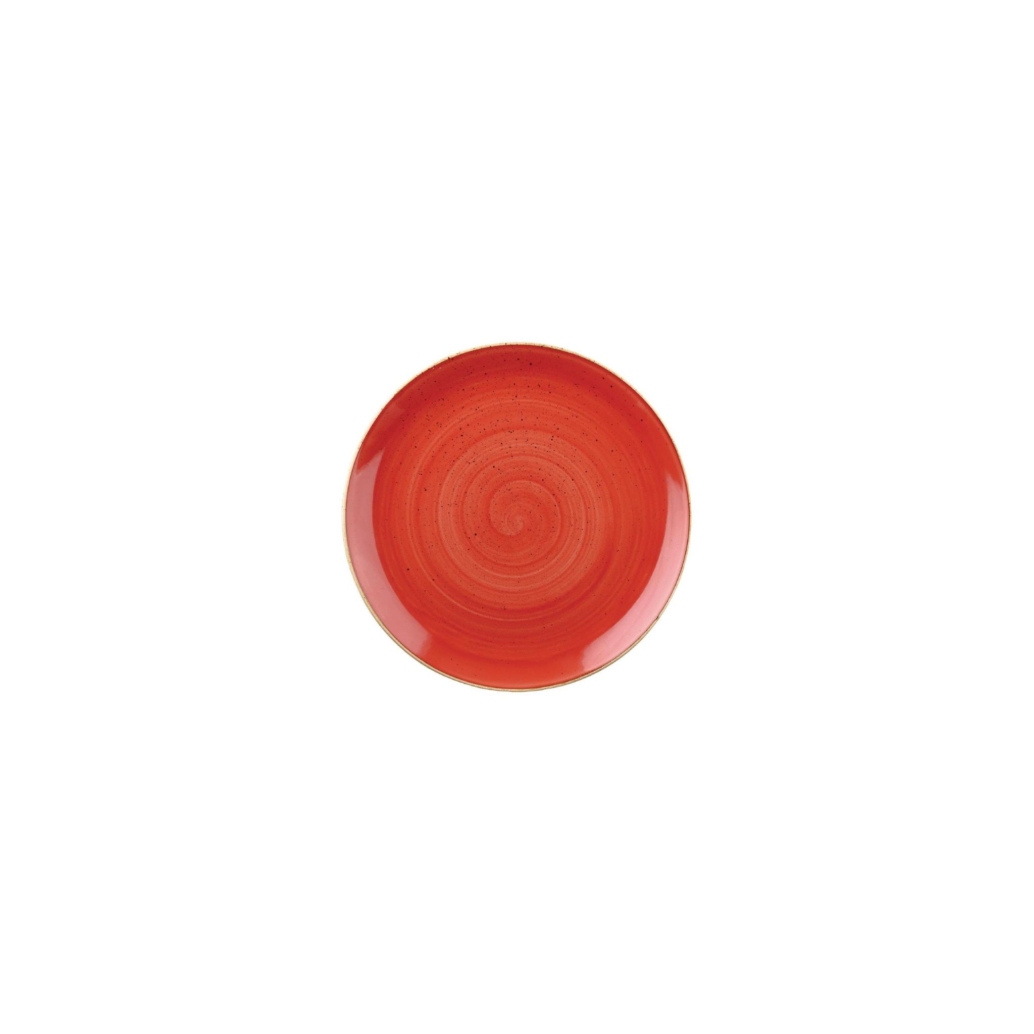 Churchill Stonecast DW368 Coupe Bowls Berry Red 182mm (Pack of 12)