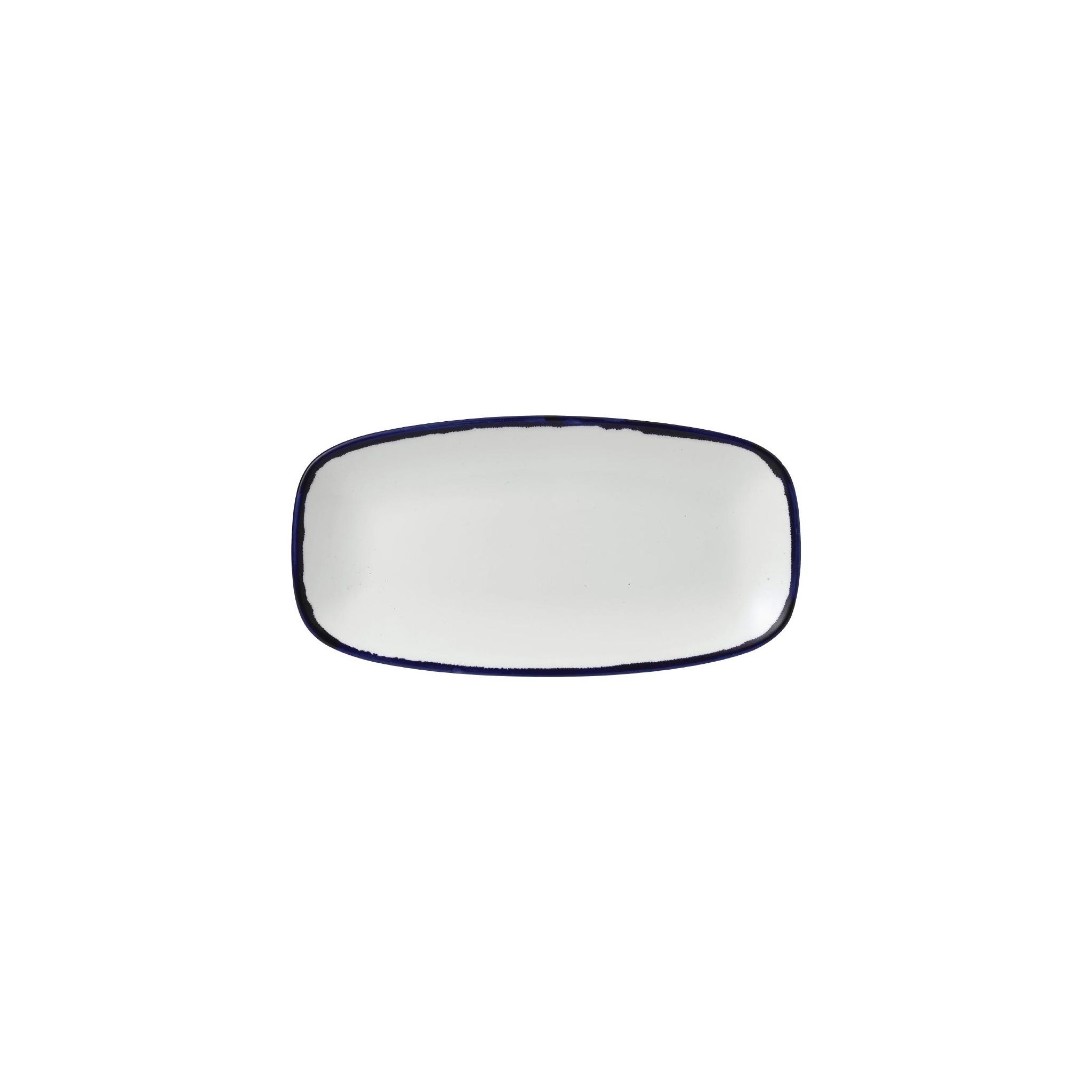 Dudson Harvest FE354 Ink Chefs Oblong Plate 298 x 152mm (Pack of 12)