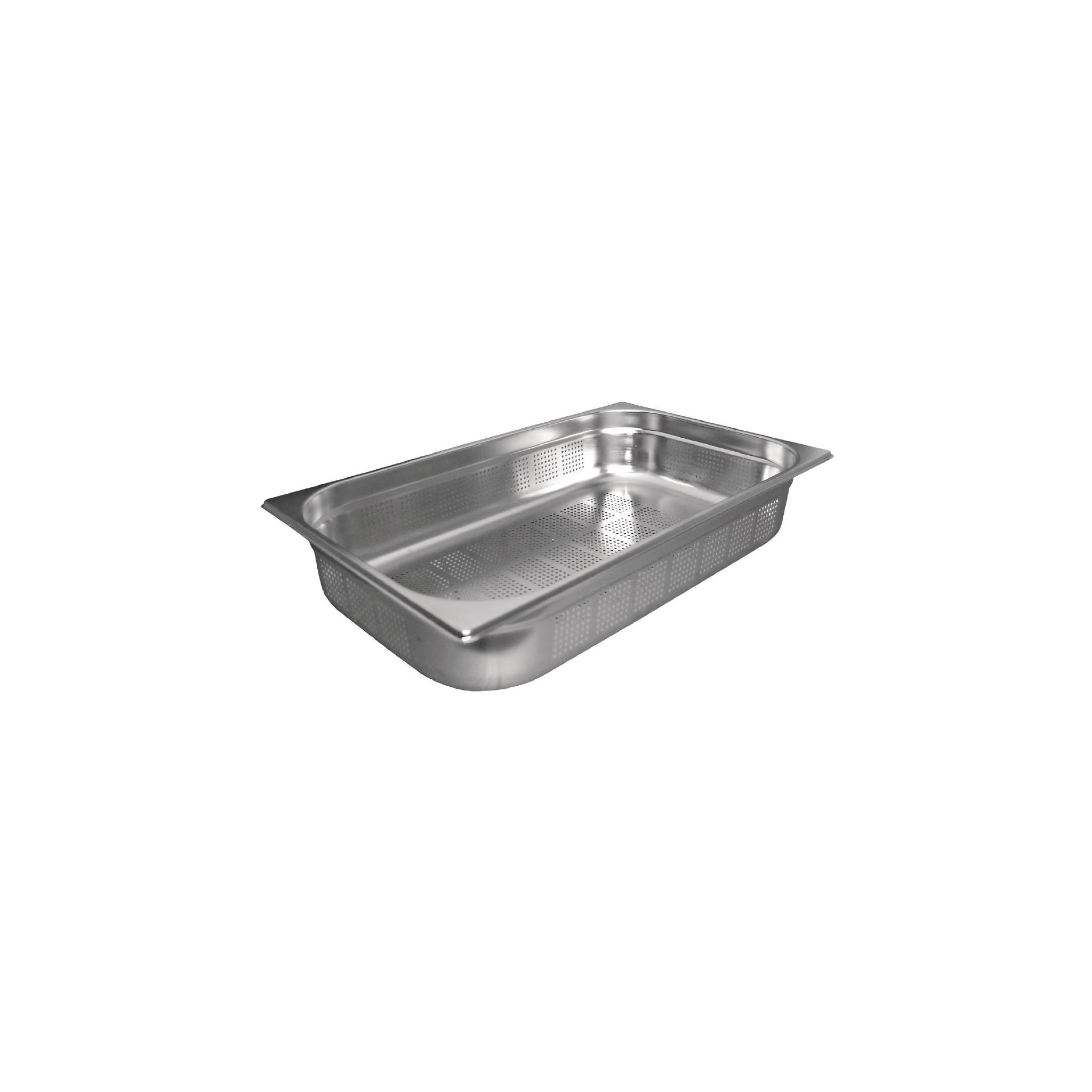 Vogue K843 Stainless Steel Perforated 1/1 Gastronorm Tray 200mm