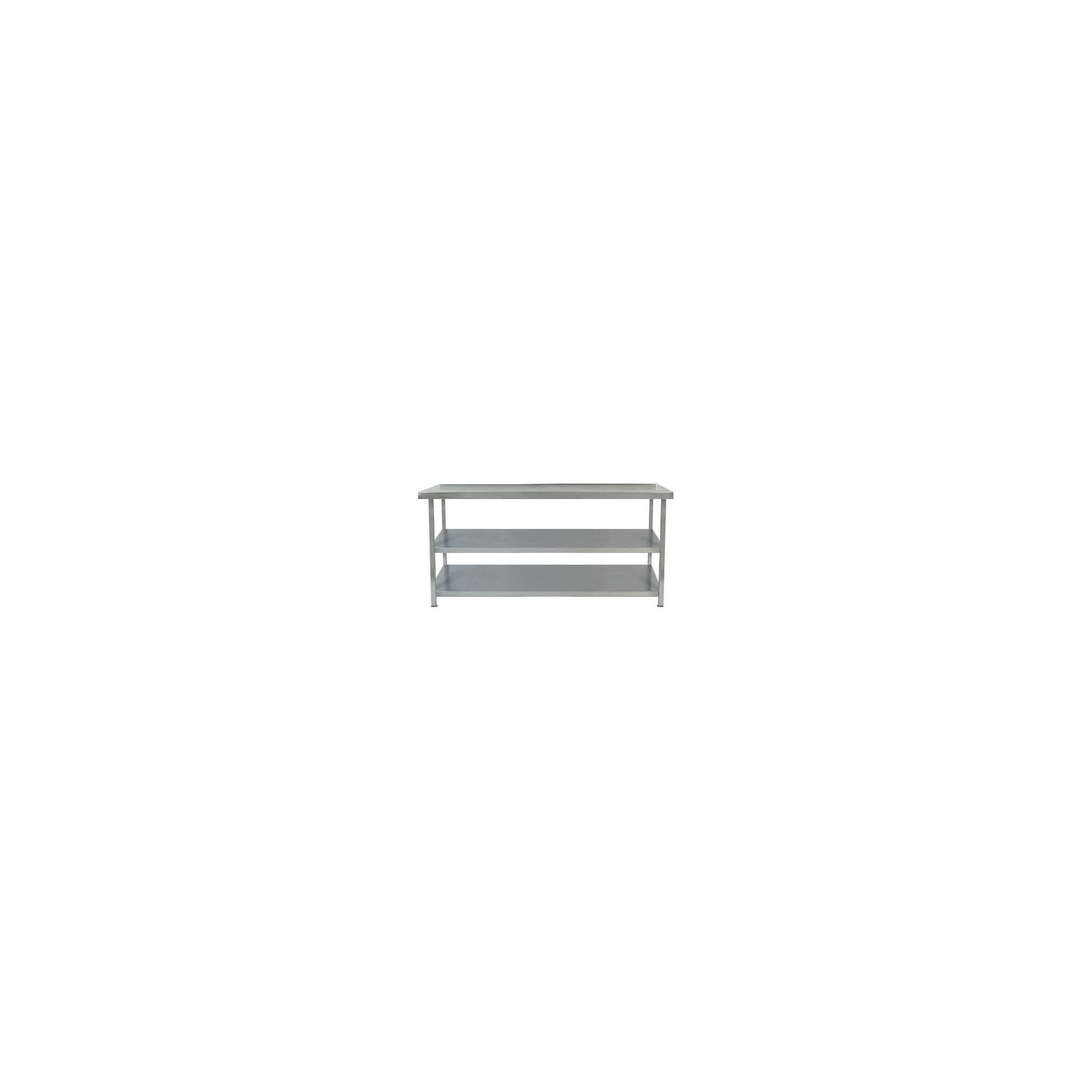 Parry TAB19700/2-CENTRE 1900mm Stainless Steel Centre Table With Two Undershelves