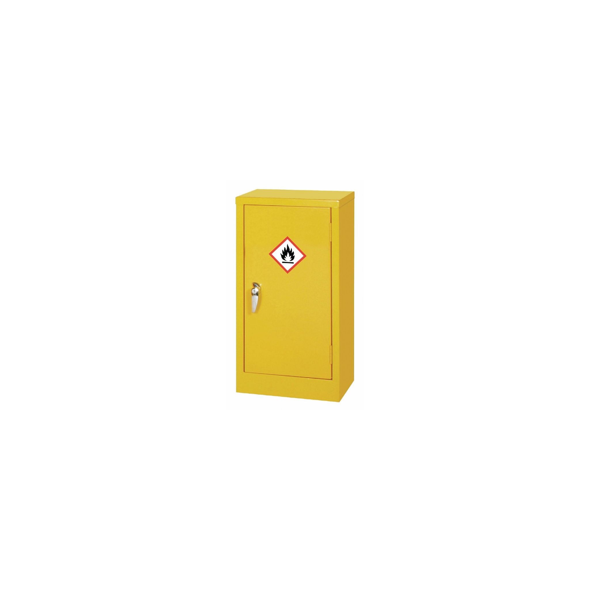 Elite Lockers CD998 Hazardous Substance Cabinet Single Door Yellow 10Ltr