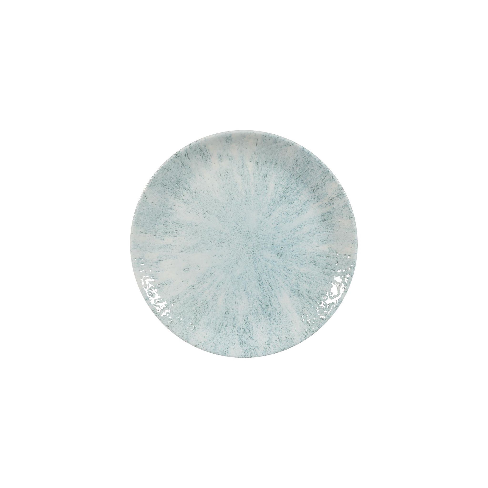Churchill Studio Prints Stone FA625 Coupe Plates Aquamarine 217mm (Pack of 12)