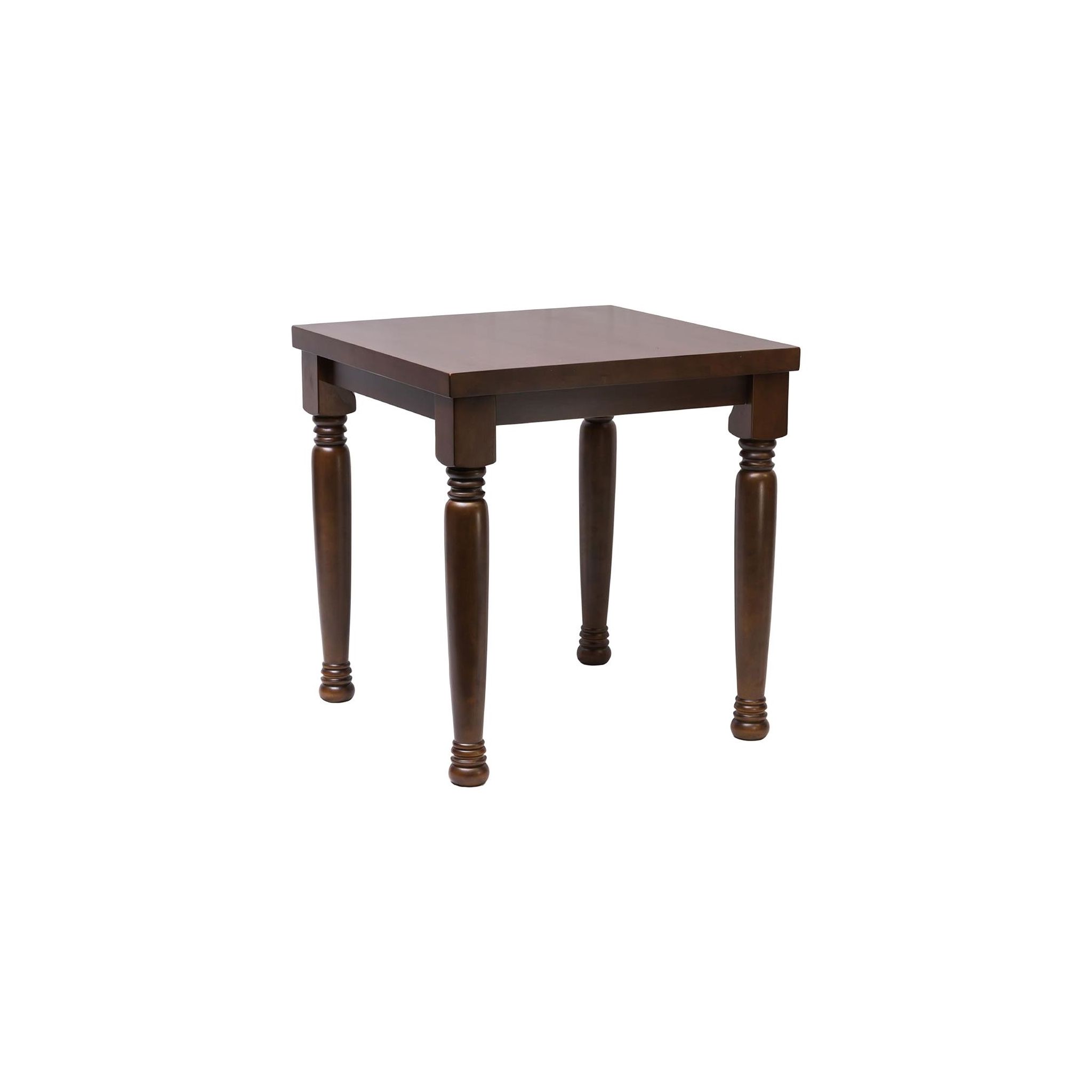 Non Branded FT491 Cotswold Dark Wood Square Dining Table 700x700mm